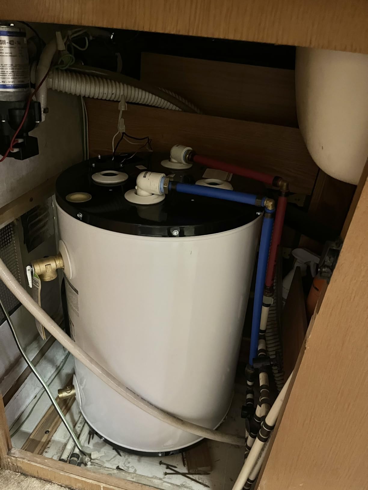 12 Gallon, 120V – Ariston Electric Water Heater – Compact Point of Use Tank for RV, Camper, Small Spaces, Heating Solution for Under Sink, Versatile Electric Tank for Bathroom, Shower customer photo 2