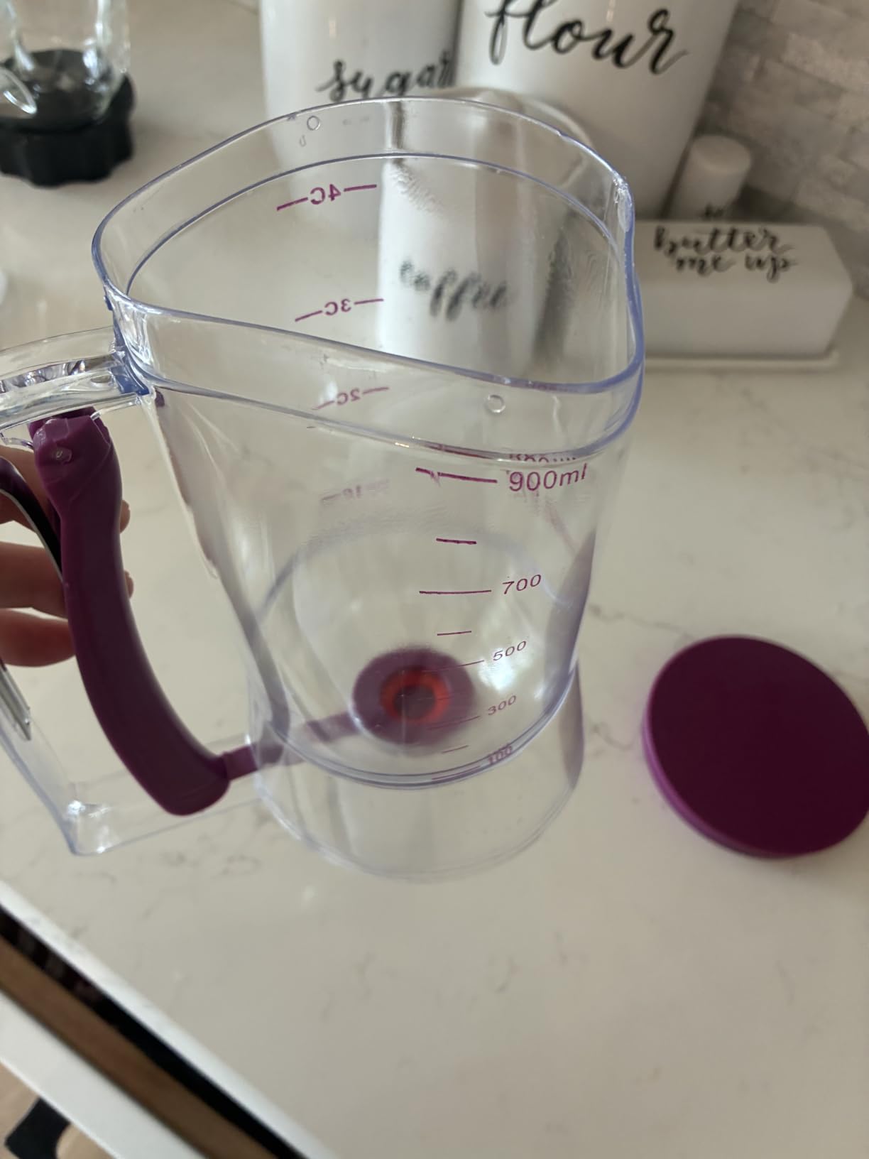 4 Cup Pancake Cupcake Batter Dispense with Measuring Label customer photo 1