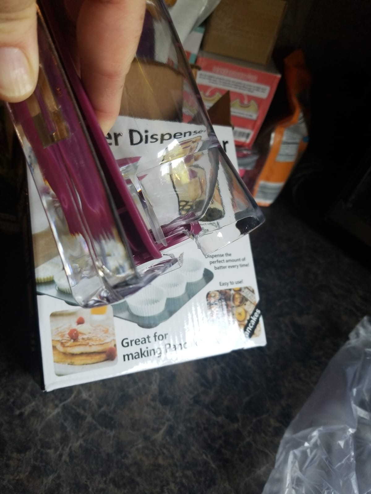 4 Cup Pancake Cupcake Batter Dispense with Measuring Label customer photo 2