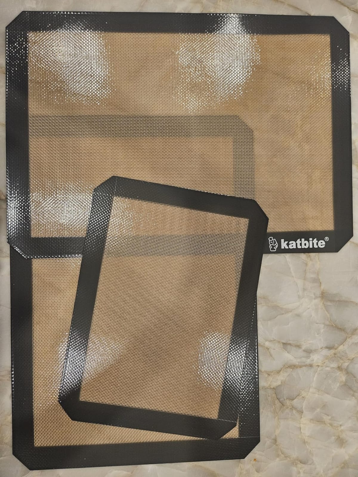 Katbite Silicone Baking Mat Set of 3 Grey customer photo 1