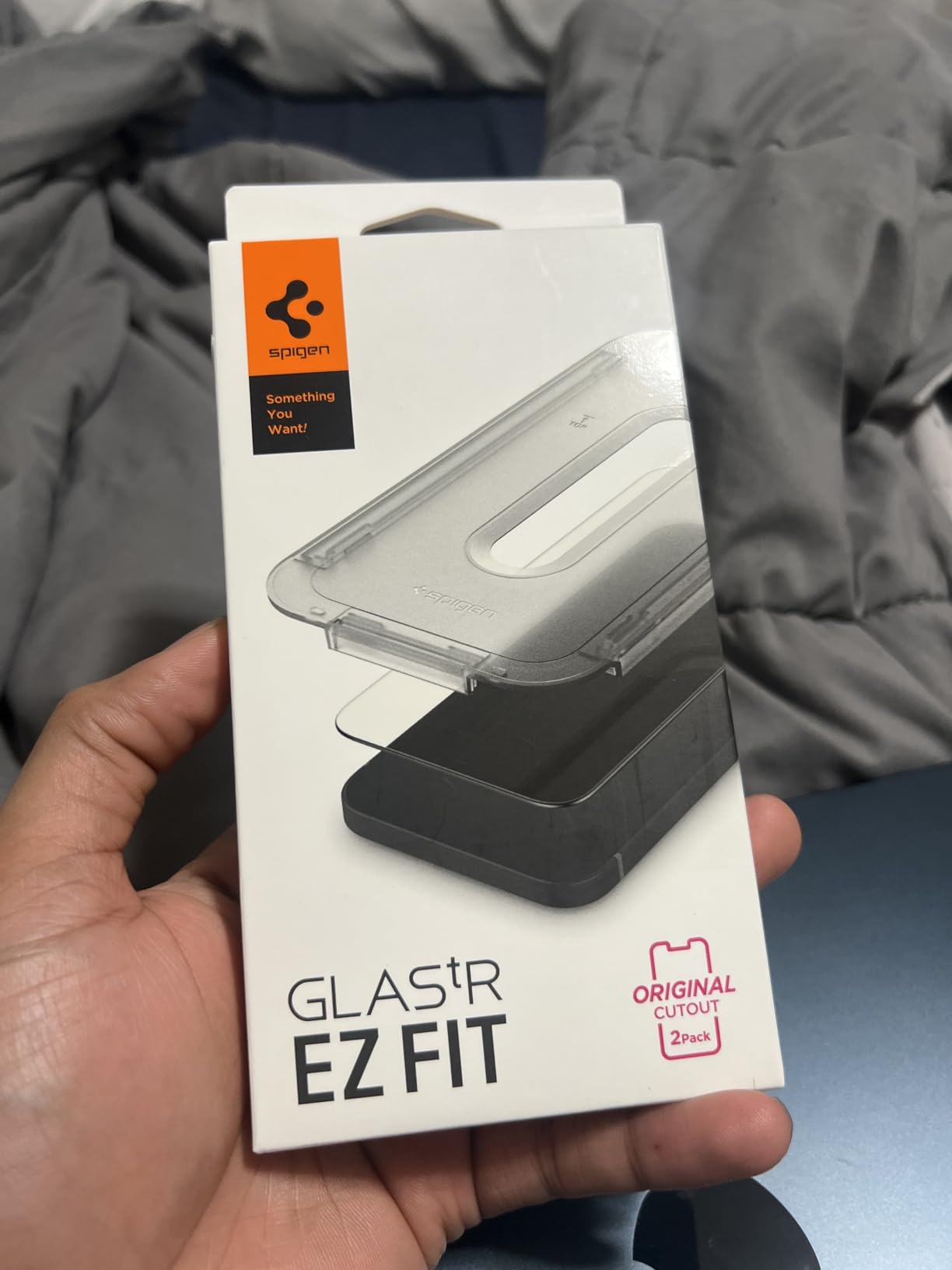 Spigen GlasTR EZ FIT Screen Protector for iPhone 17e, 16e, 14, 13 Pro, 13 customer photo 2
