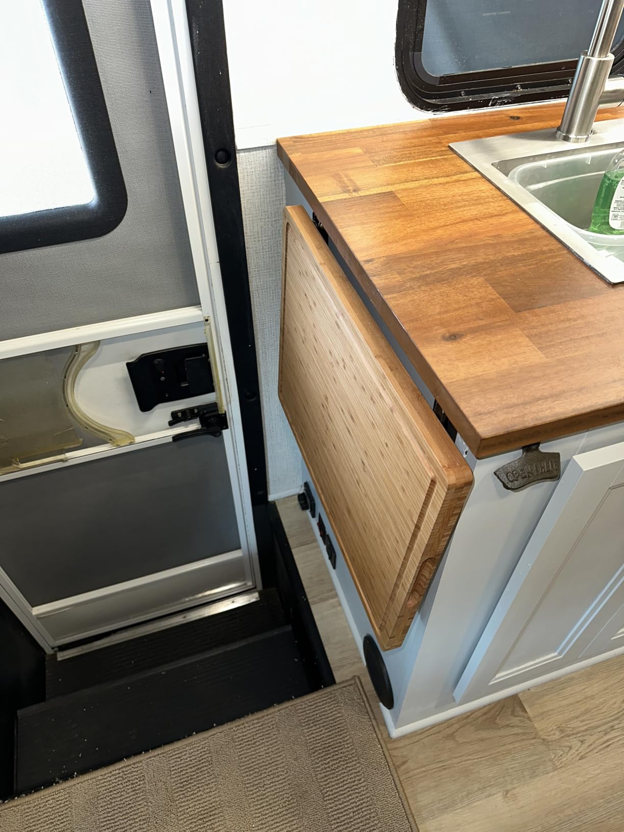 Allsum Extra Thick Wood Cutting Board for Kitchen, Reversible and Durable customer photo 2