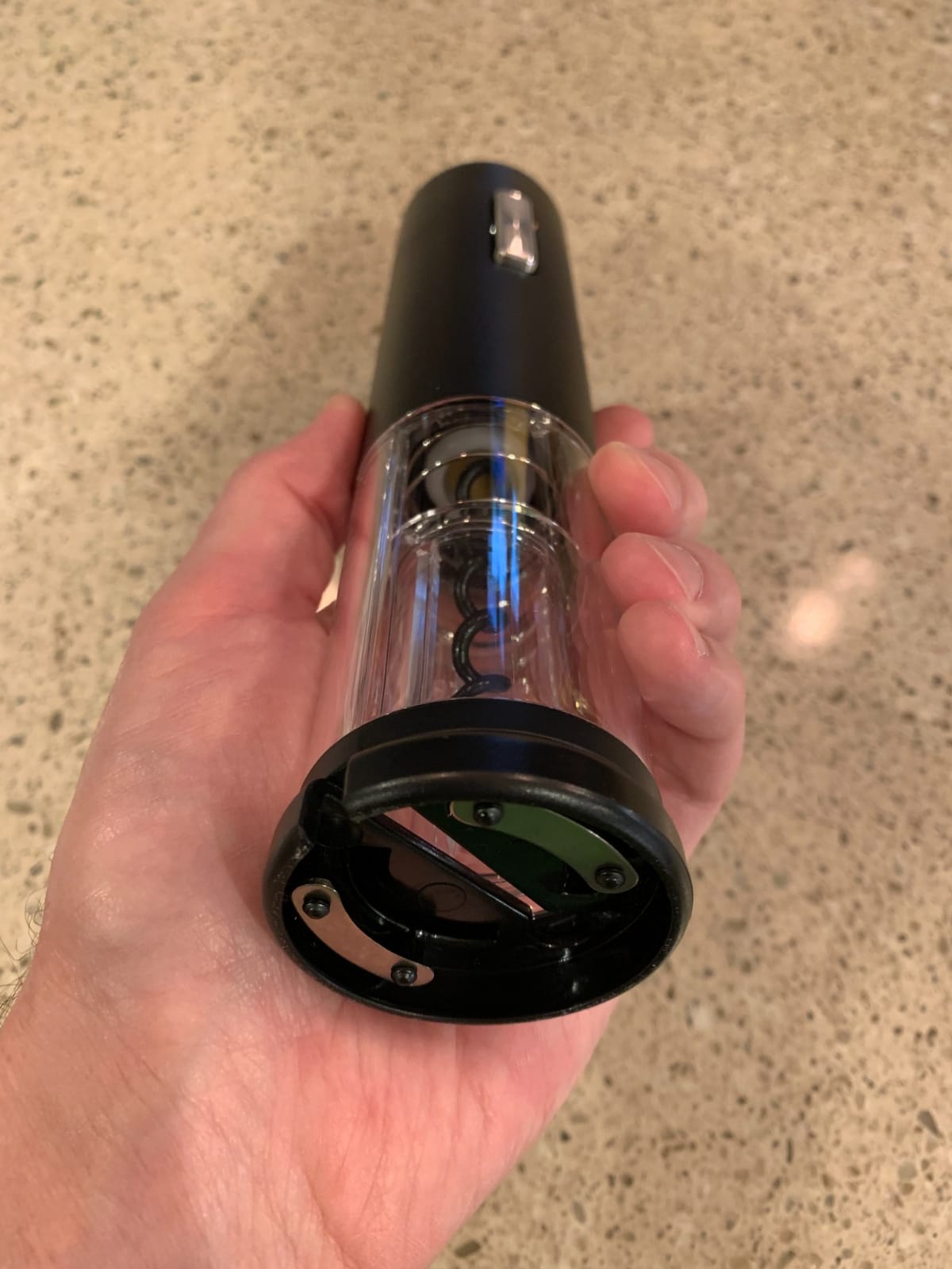 COKUNST USB Rechargeable Electric Wine Bottle Opener with Foil Cutter customer photo 1