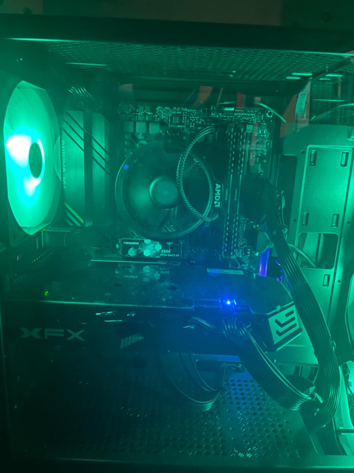 ASUS TUF Gaming A520M-PLUS (WiFi) AMD AM4 (3rd Gen Ryzen™) microATX Gaming Motherboard (M.2 Support, 802.11ac Wi-Fi, DisplayPort, HDMI, D-Sub, USB 3.2 Gen 1 Type-A and Aura Addressable Gen 2 headers) customer photo 1
