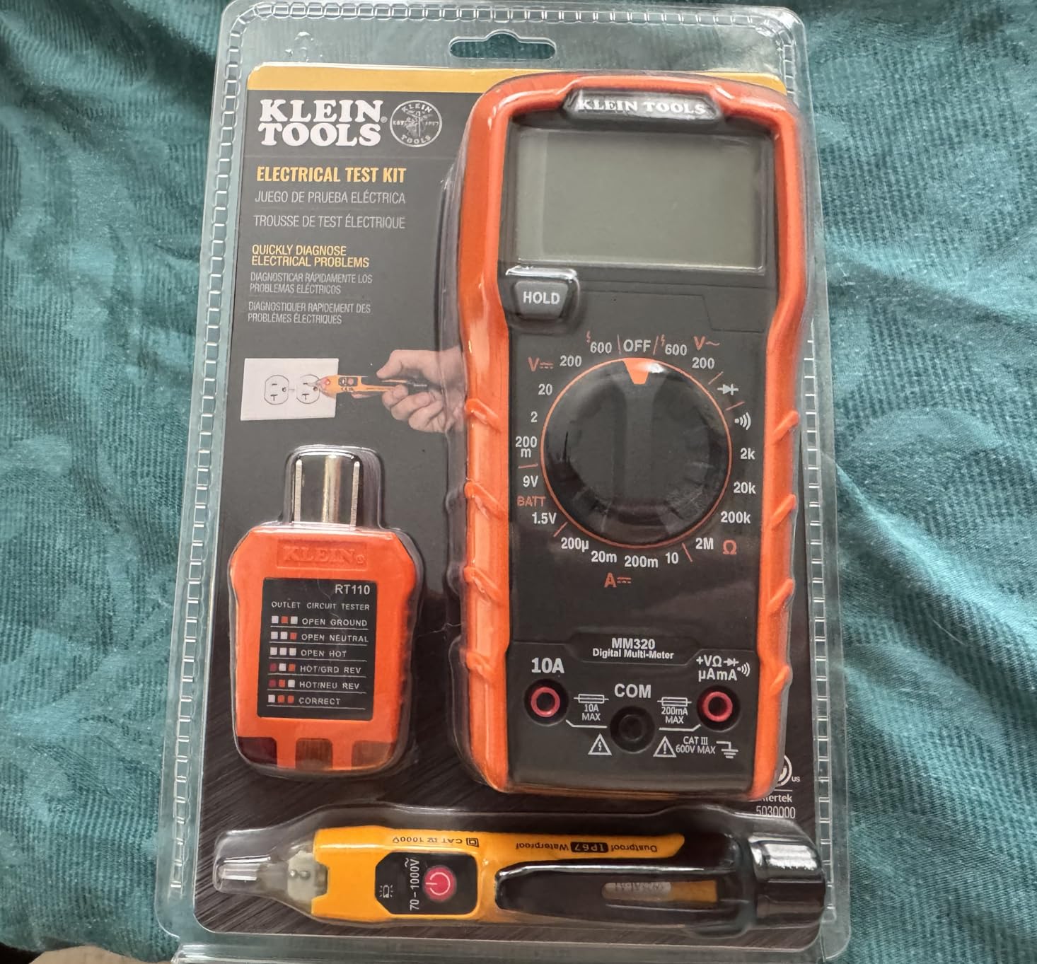 Klein Tools 69149P Electrical Test Kit, 3 Piece customer photo 2