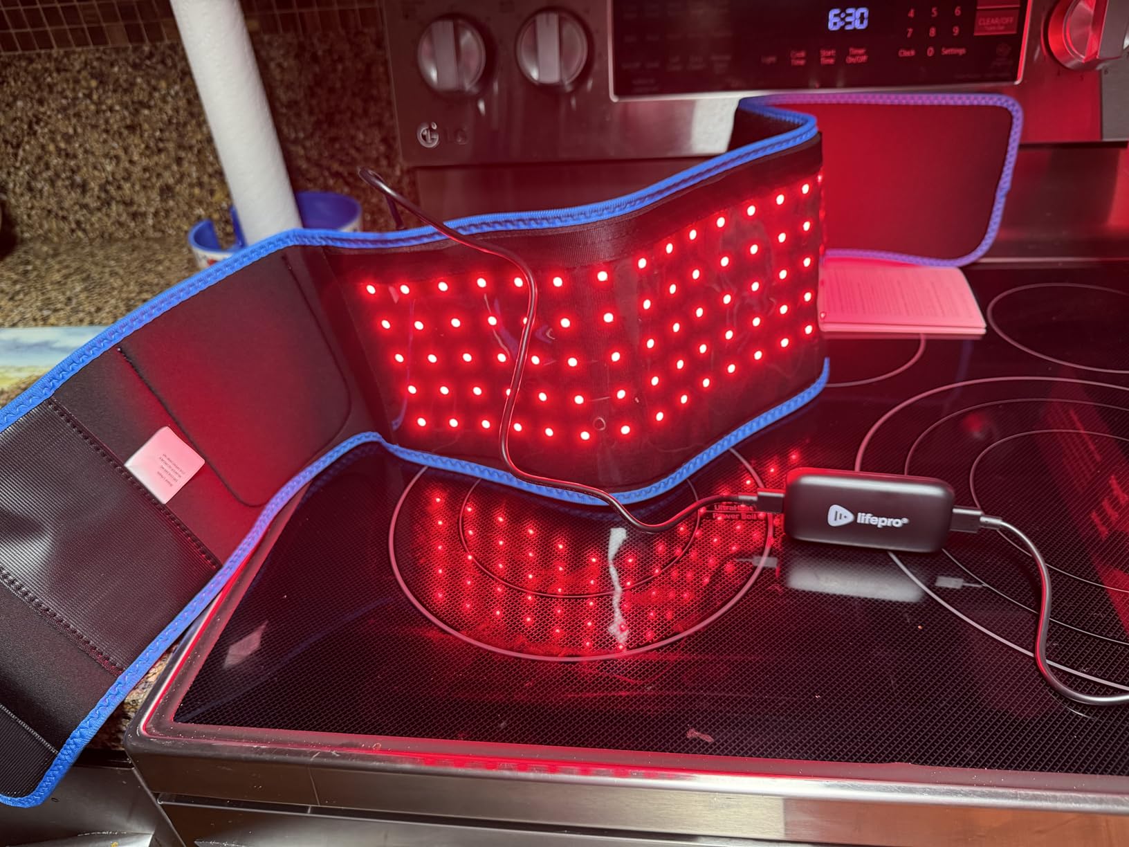Lifepro Allevared Red Light Therapy Belt -105 Triple Chip LED Belt customer photo 2