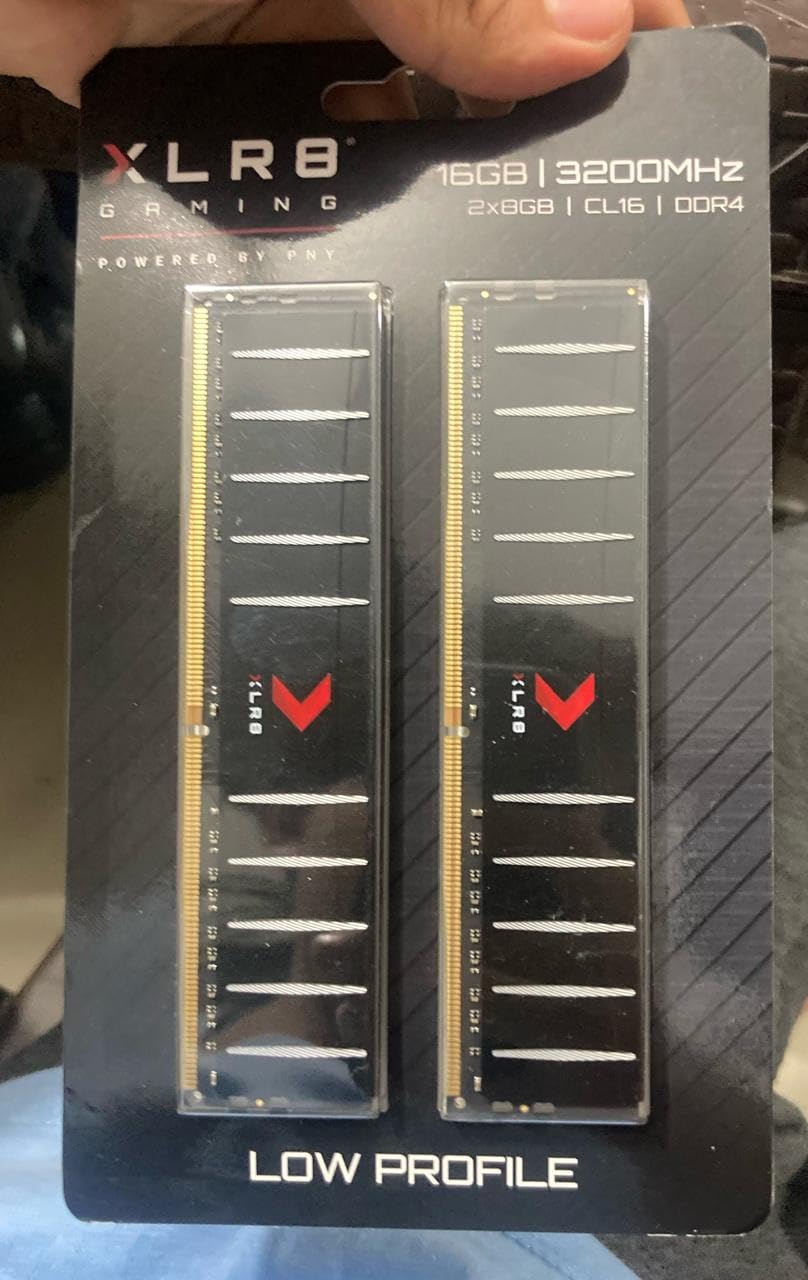 PNY DDR4 16GB (2x8GB) 3200MHz CL16 Low Profile Desktop Memory Kit customer photo 2