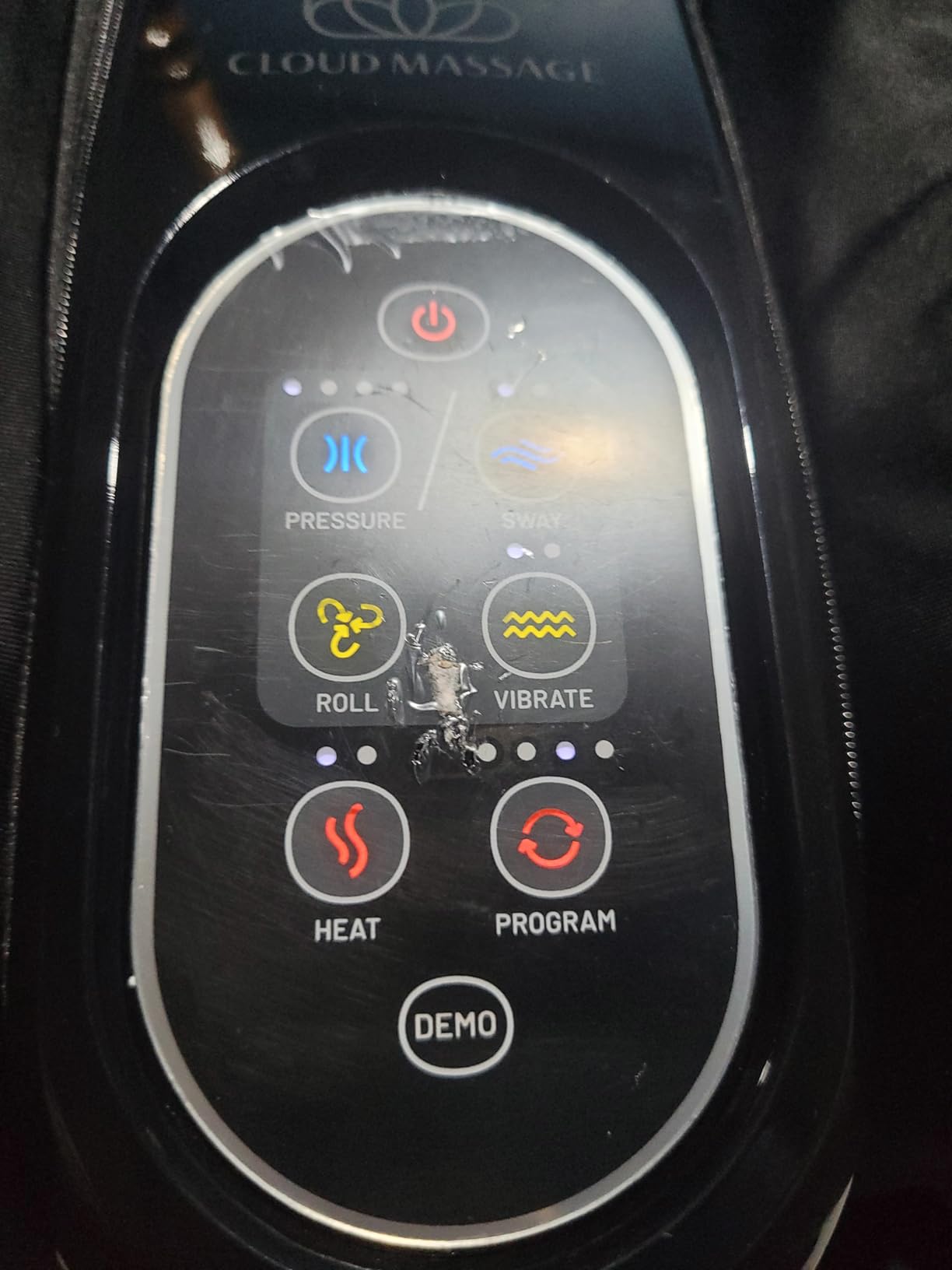 Cloud Massage Shiatsu Foot Massager with Heat, Standard Size, White customer photo 2