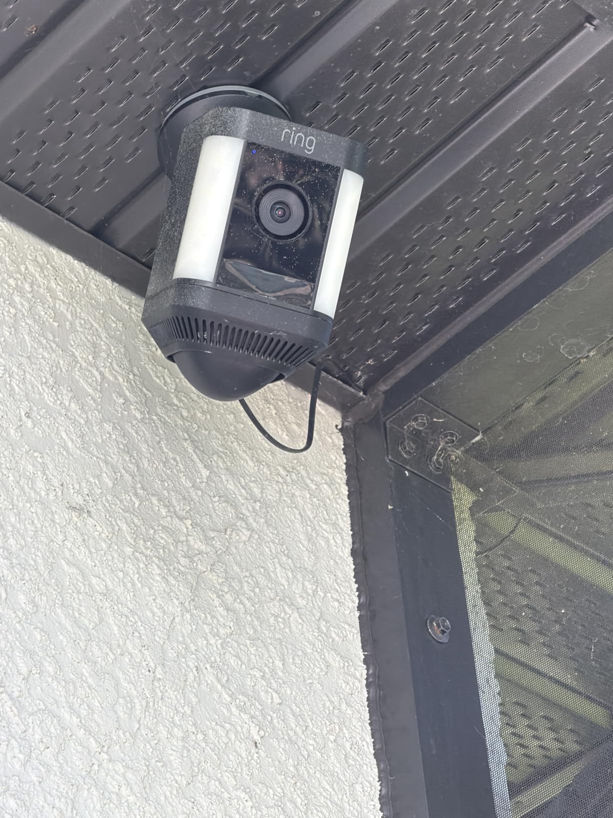 Ring Spotlight Cam Plus, Battery, Home or business security with HD video, Two-Way Talk, Color Night Vision, and Security Siren, Black customer photo 2