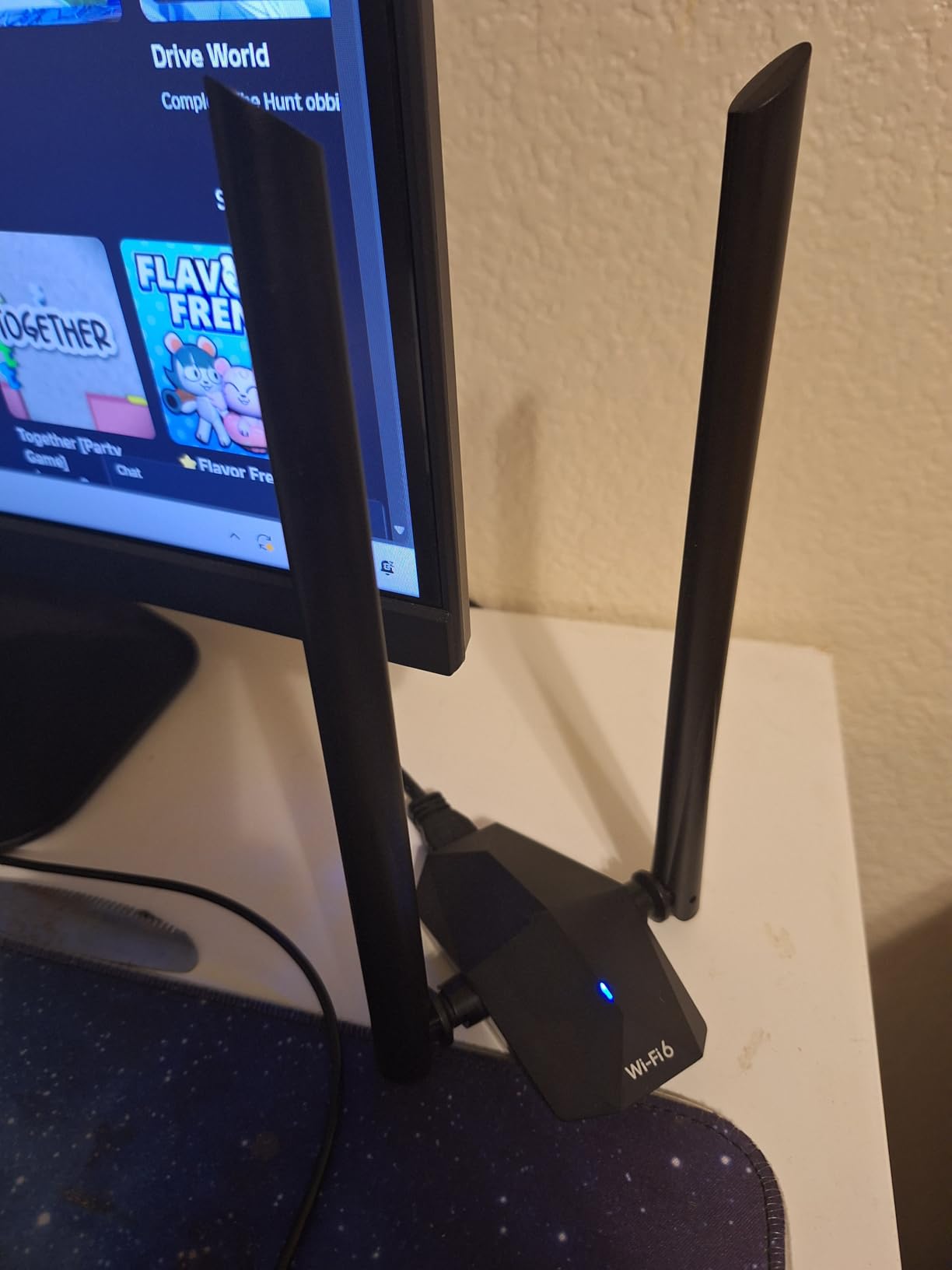 BrosTrend AX1800 USB WiFi 6 Adapter Long Range, High Gain Antennas, USB 3.0 customer photo 2