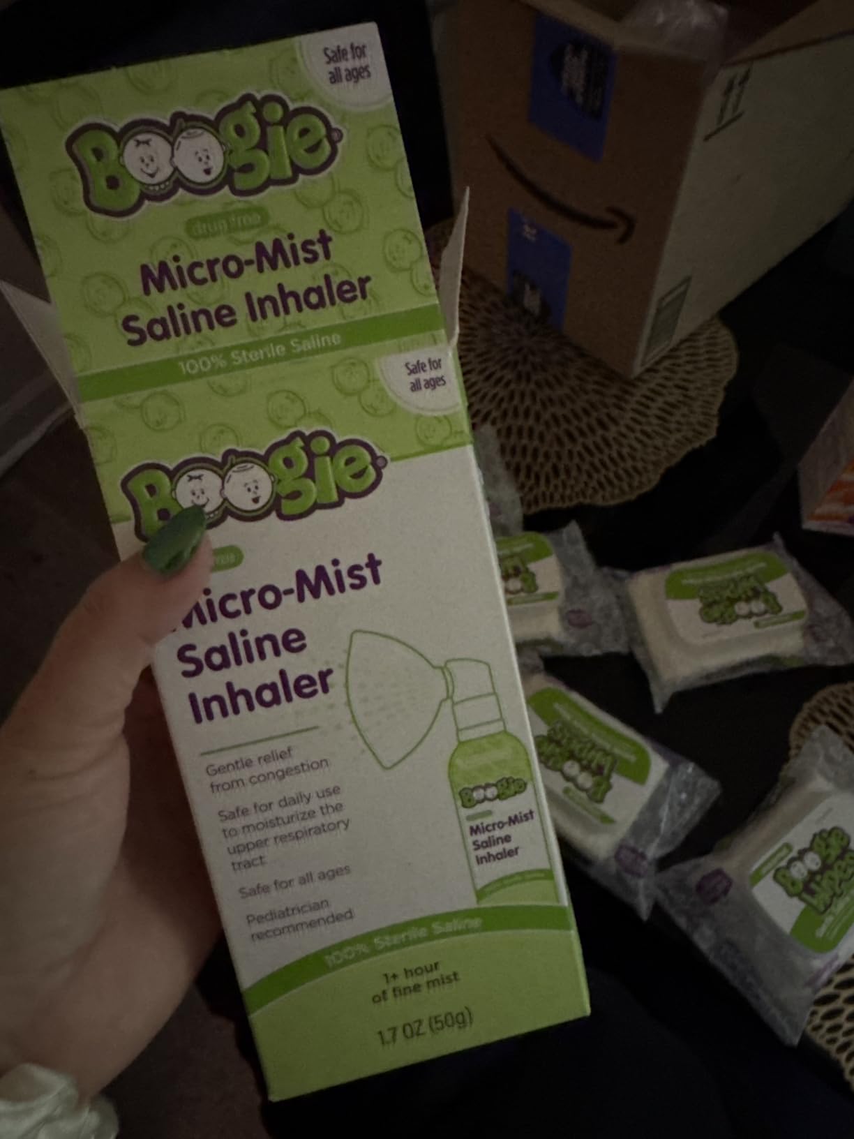 Boogie Micro-Mist Saline Inhaler, Unscented - 1.7 oz customer photo 1