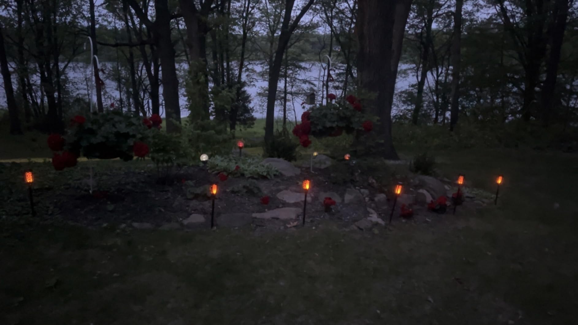 IkeeRuic Solar Torch Light with Flickering Flame for Halloween Decorations customer photo 1