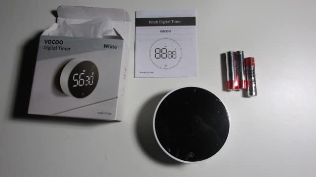 Digital Magnetic Kitchen Timer & Stopwatch with LED Display, Space Gray customer photo 2