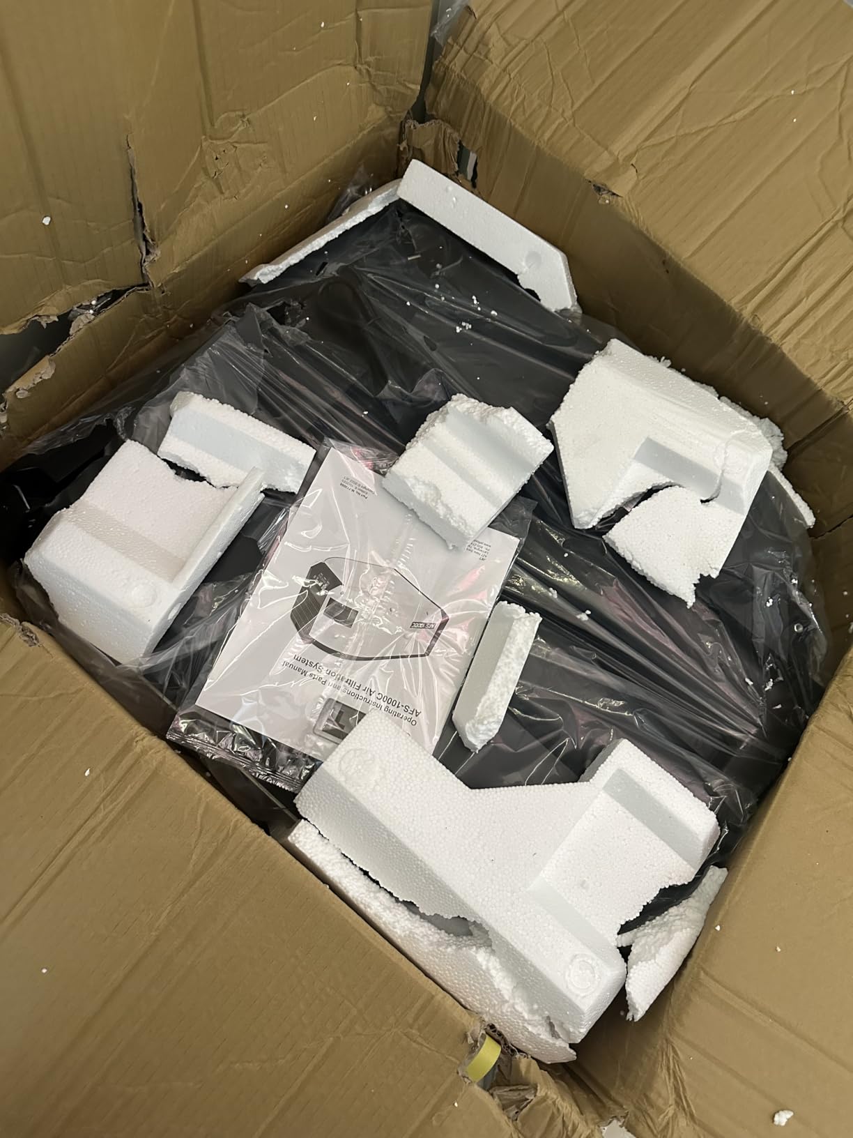 JET Air Filtration System, 1-Micron Filter, 1000 CFM, 120V 1Ph (AFS-1000C) customer photo 2