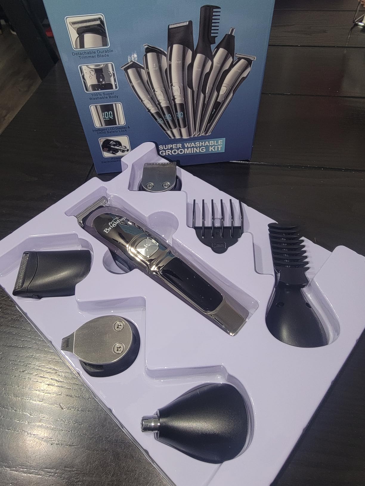 Brightup Beard Trimmer for Men - Electric Razor & Shaver customer photo 1