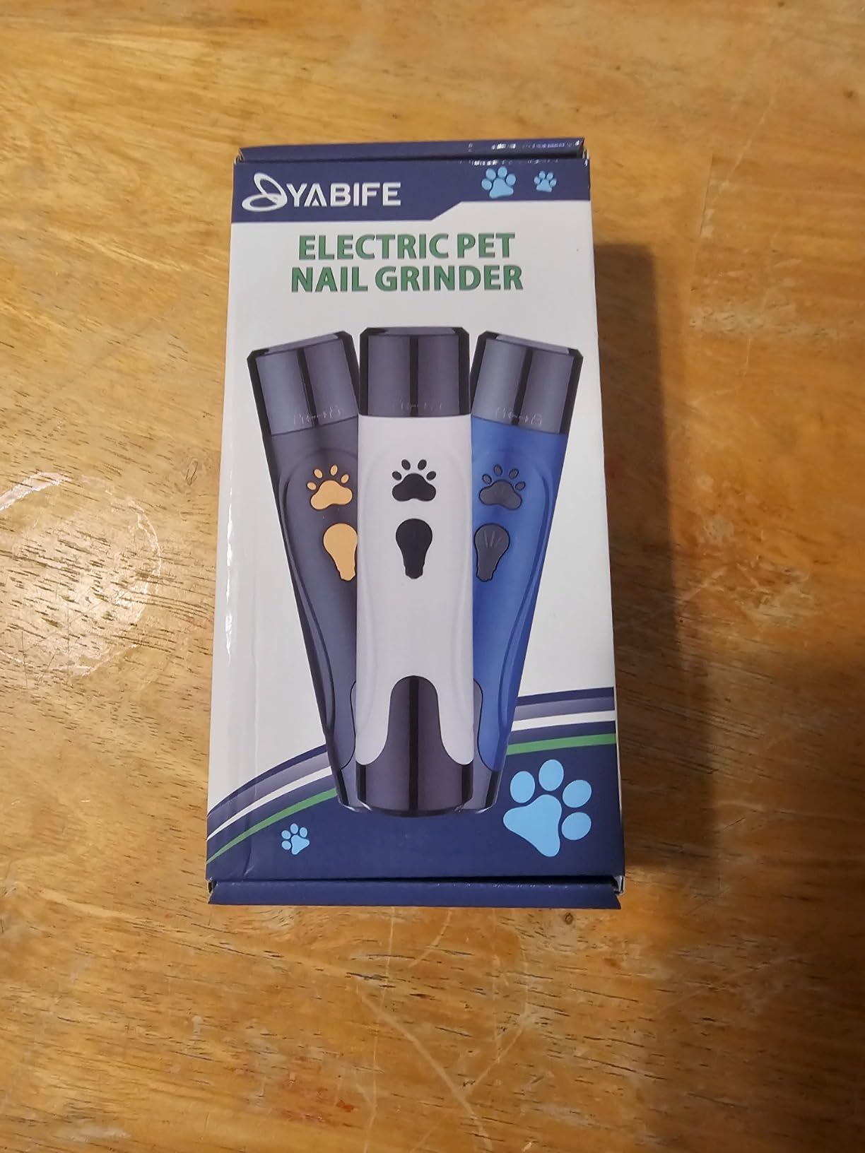 YABIFE Super Quiet Dog Nail Grinder & Clippers Kit with 2 LED Lights, 3 Speeds Up to 12,000 RPM, Lower Than 30dB Electric Pet Nail Trimmer for Small Medium Large Dogs and Cats customer photo 2