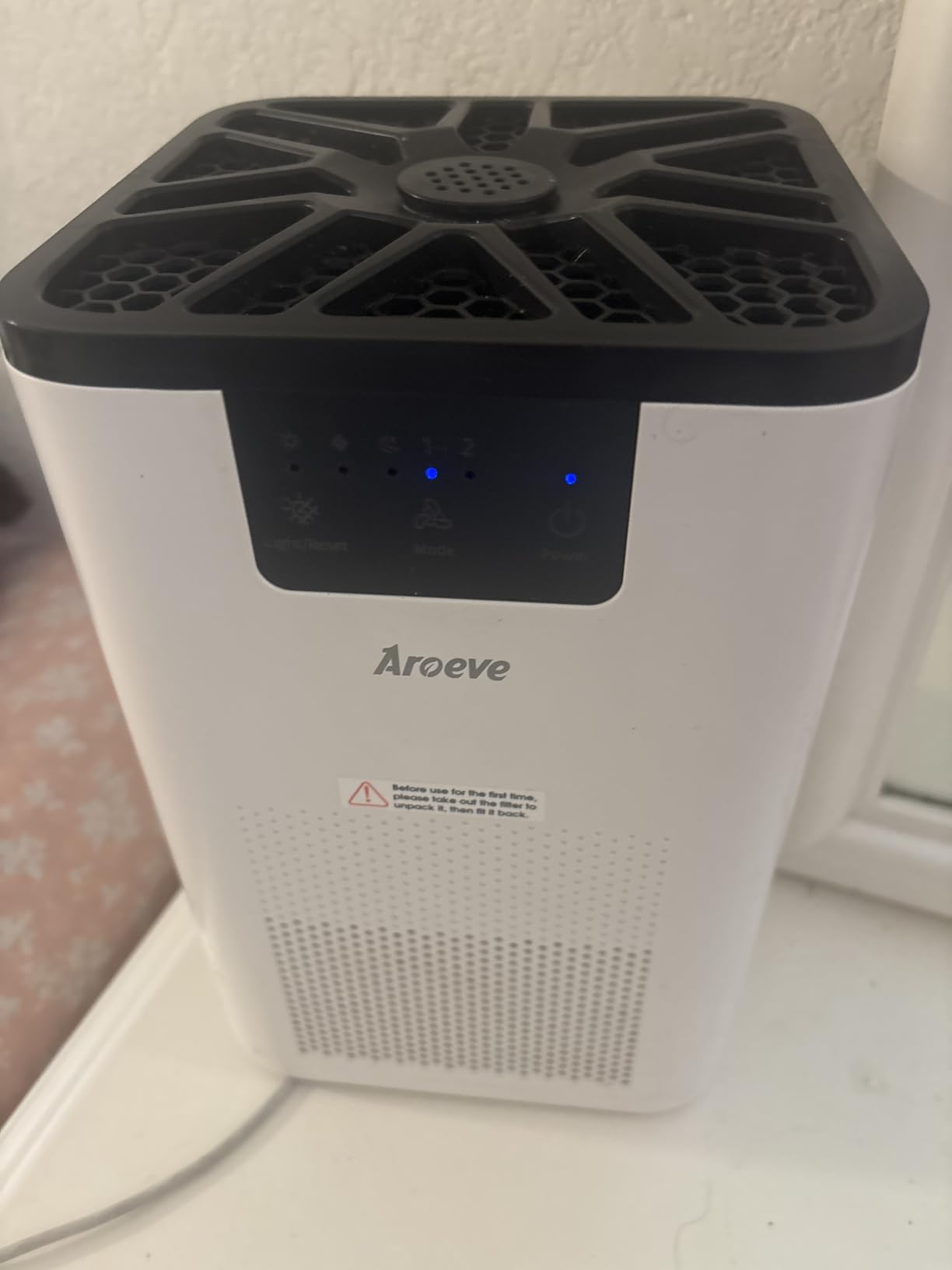 AROEVE Air Purifiers for Bedroom with Aromatherapy Function-MK06A(White) customer photo 2
