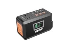 HOWEASY Portable Power Station, 120W (240W Peak) Solar Generator | 88Wh Lithium Battery Power with 110V AC Outlet/DC/USB/LED Light for Outdoor Camping Trip Hunting Emergency customer photo 1