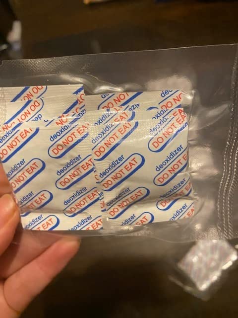400cc Oxygen Absorbers for Food Storage - 100 Count (20x Packs of 5) - for Long Term Food Storage & Survival, Mylar Bags, Canning, Harvest Right Freeze Dryer, Dehydrated, and Preserved Foods customer photo 1