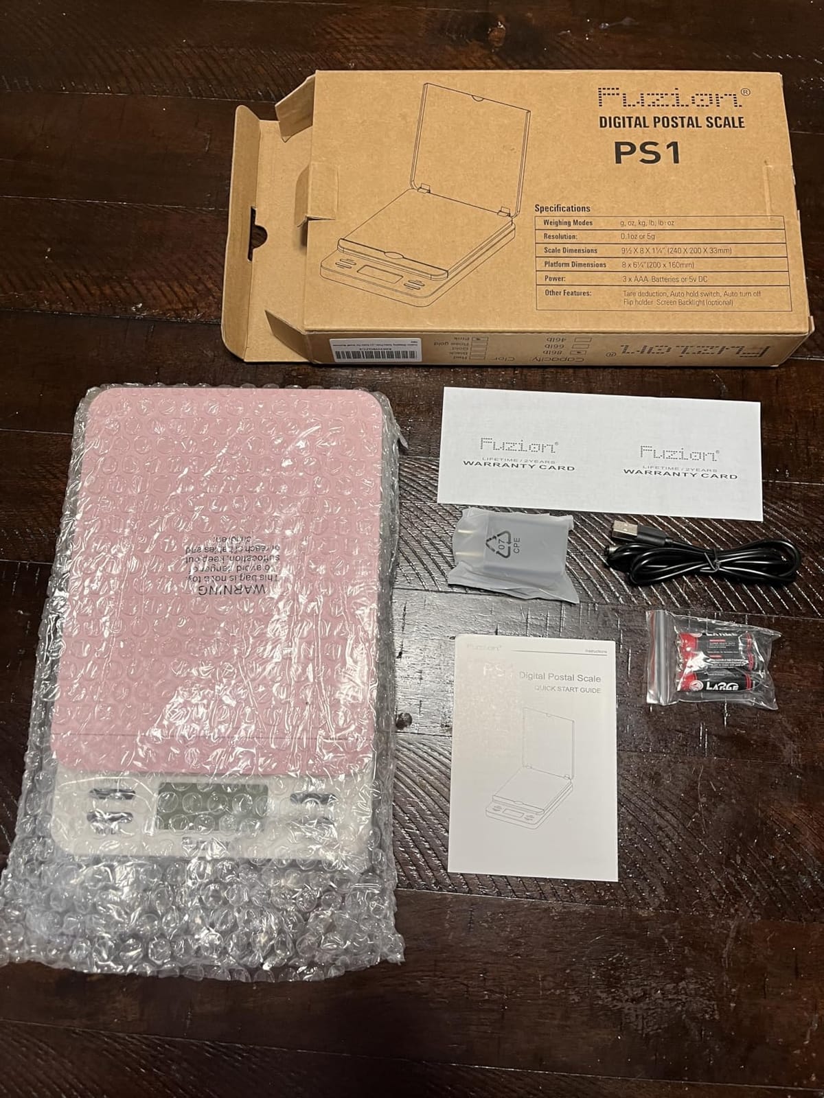 Fuzion Shipping Scale, 86lb x 0.1oz Digital Postage Scale for Packages customer photo 2