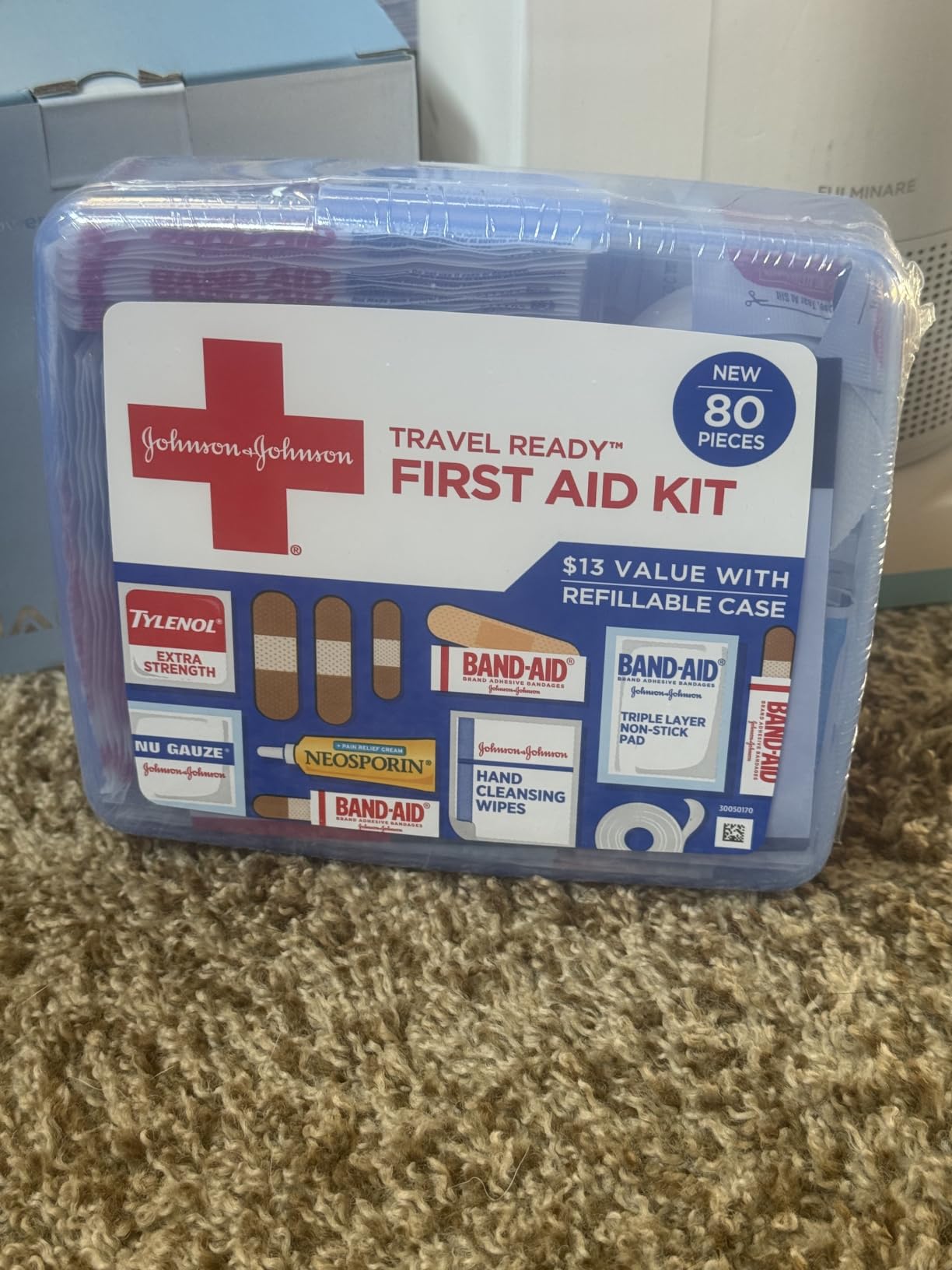 BAND-AID Brand Travel Ready Portable First Aid Kit, 80 Piece customer photo 2