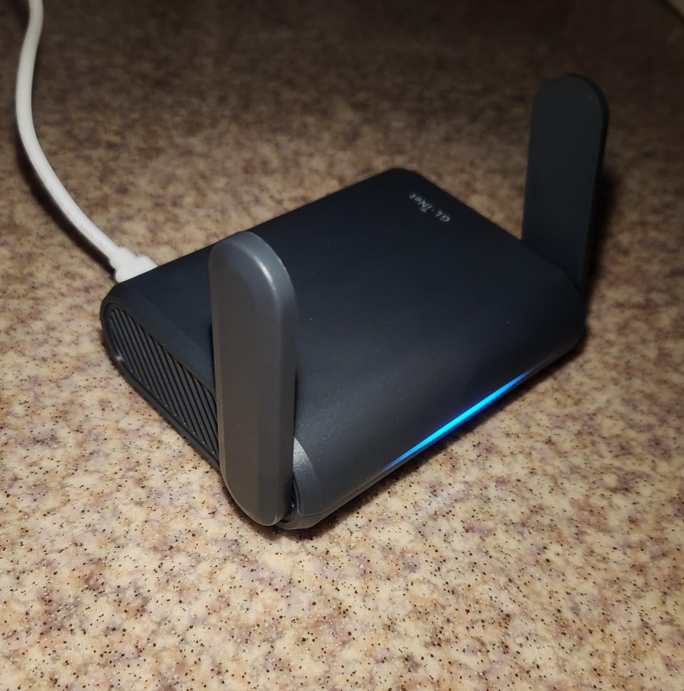 GL.iNet GL-A1300 Pocket VPN Travel Router - Portable Wi-Fi Router for Travel, Easy to Set up, Connect to Public & Hotel Wi-Fi login Page | Built-in VPN client and server for 30+ providers, AdGuard Home ready for ad blocking, repeater mode for hotel and RV Wi-Fi customer photo 2
