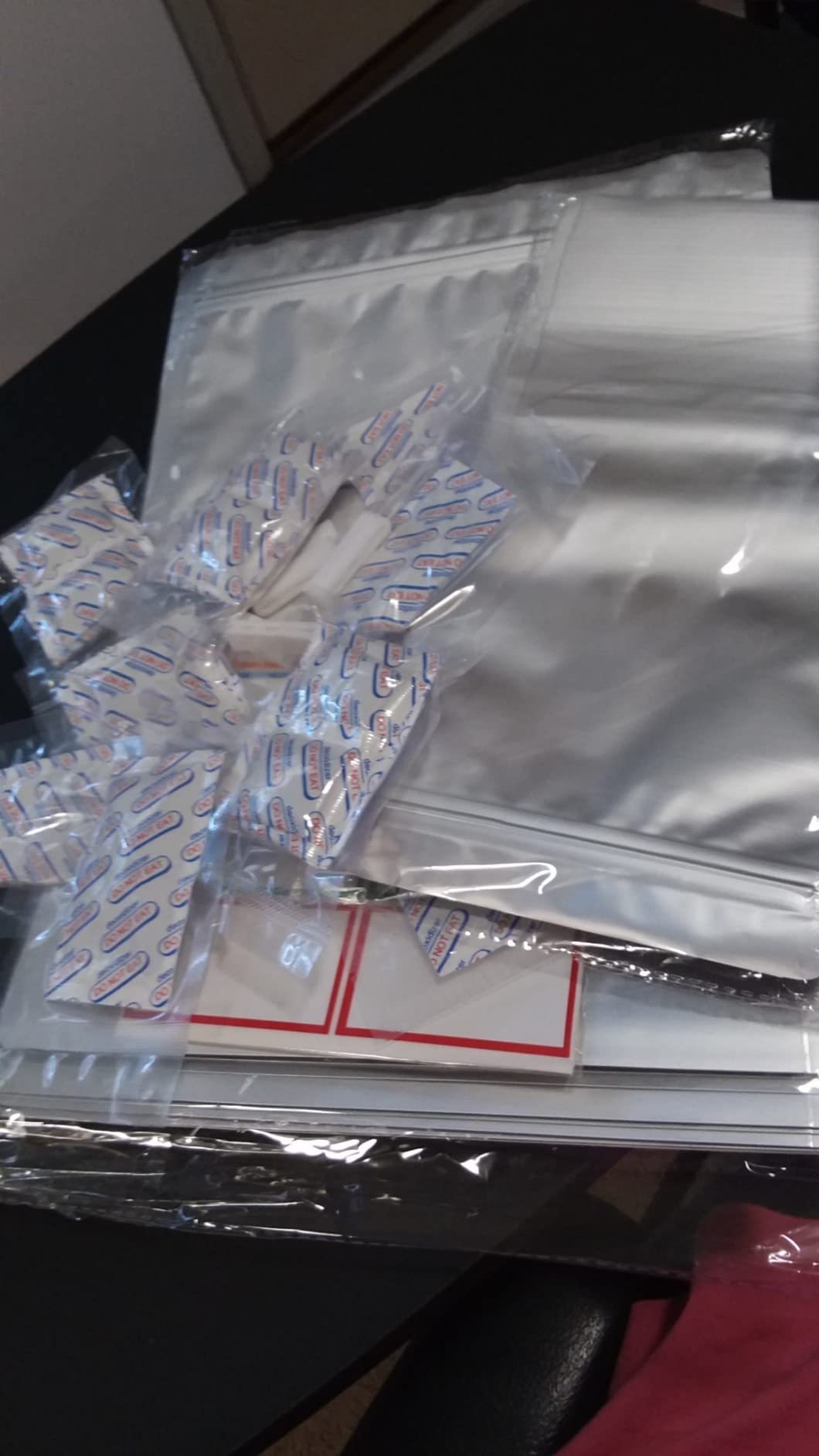 15 Mil 5 Gallon Mylar Bags for Food Storage with 2500cc Oxygen Absorbers customer photo 1
