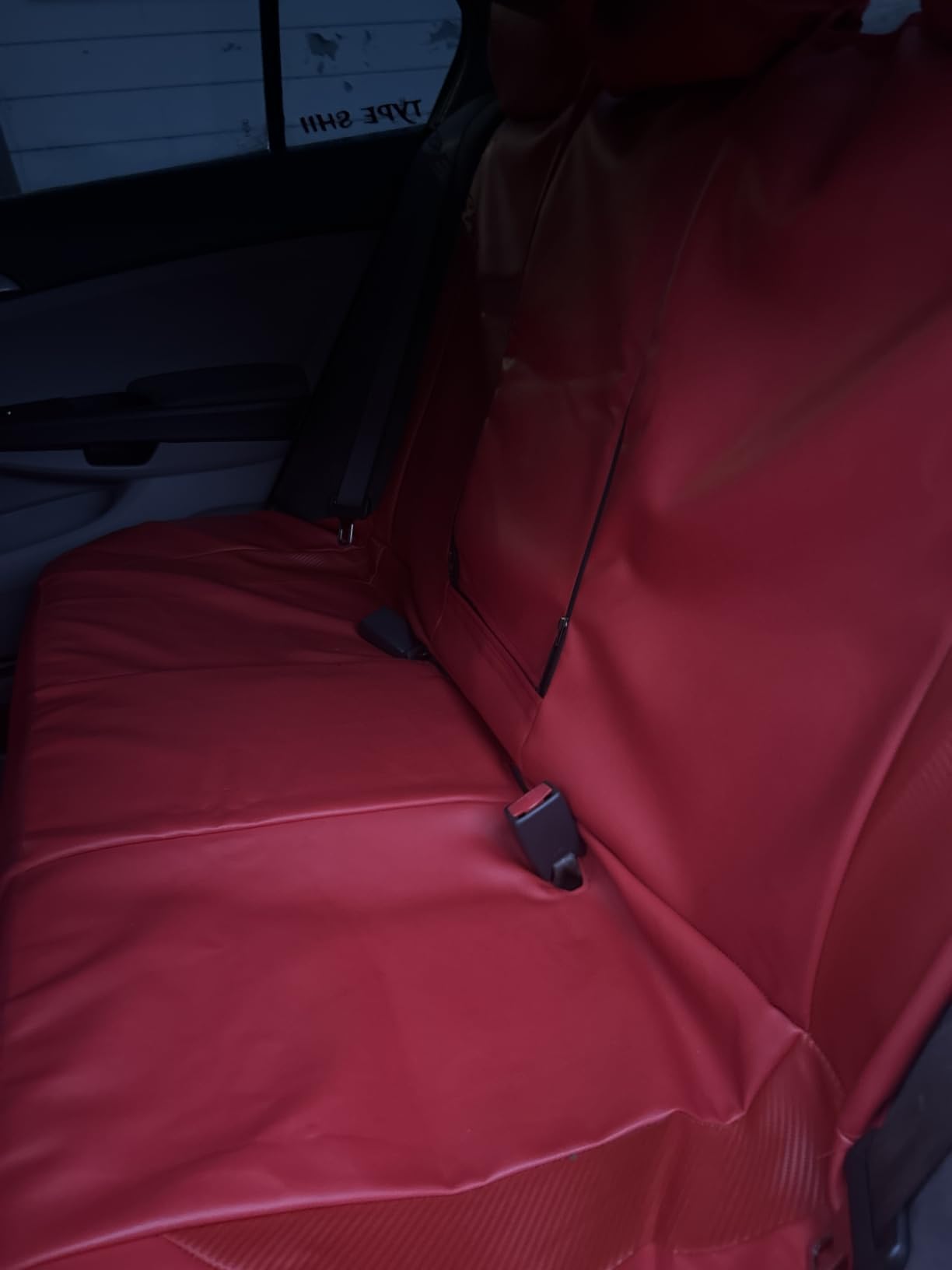 Flying Banner car seat Covers Protects Water Proof Faux Leather Carbon Fiber Fronts Solid Black (Solid Black, Front Pair) customer photo 1