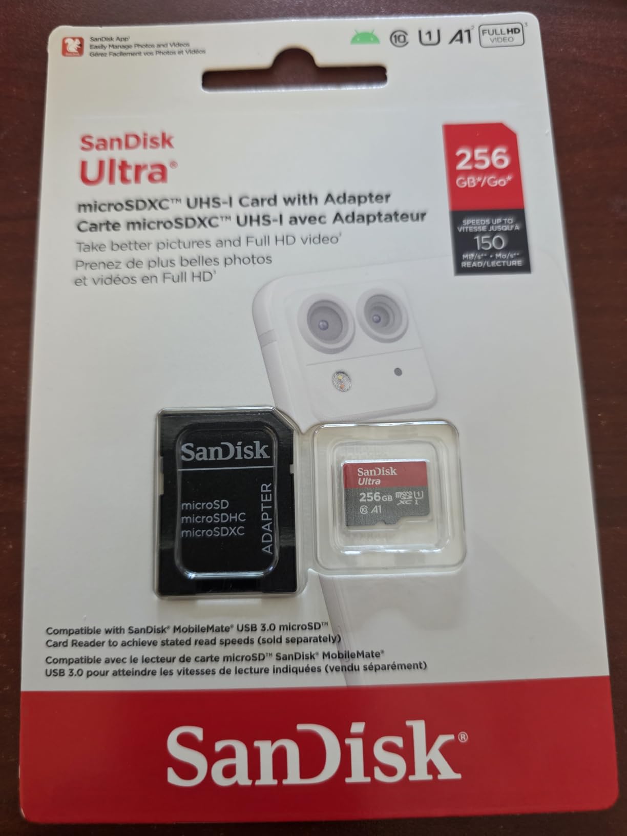 SANDISK 1TB Ultra microSDXC UHS-I Memory Card with Adapter - Up to 150MB/s, C10, U1, Full HD, A1, MicroSD Card - SDSQUAC-1T00-GN6MA customer photo 1