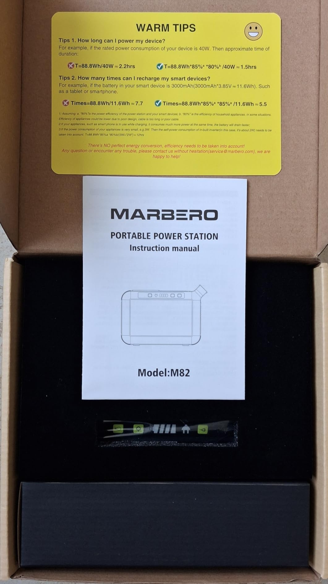 MARBERO 200W Portable Power Station 148Wh Camping Solar Generator Laptop Power Bank with AC Outlet 110V, DC, USB QC3.0, LED Flashlights for CPAP Home Outdoor Trip Emergency Backup customer photo 1