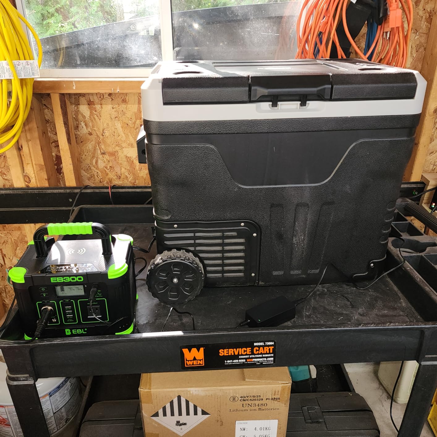 Portable Power Station 500W, 519.48Wh/140400mAh Solar Generator Backup, Lithium Battery Pack Power Supply with 2 AC Outlets, PD 60W USB-C Power Bank for Outdoor RV Camping, Home Outage, Emergency customer photo 1