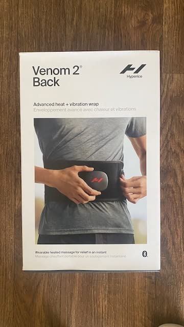Hyperice Venom 2 Back Heated Vibration Massage Therapy Wrap Pain Relief customer photo 2