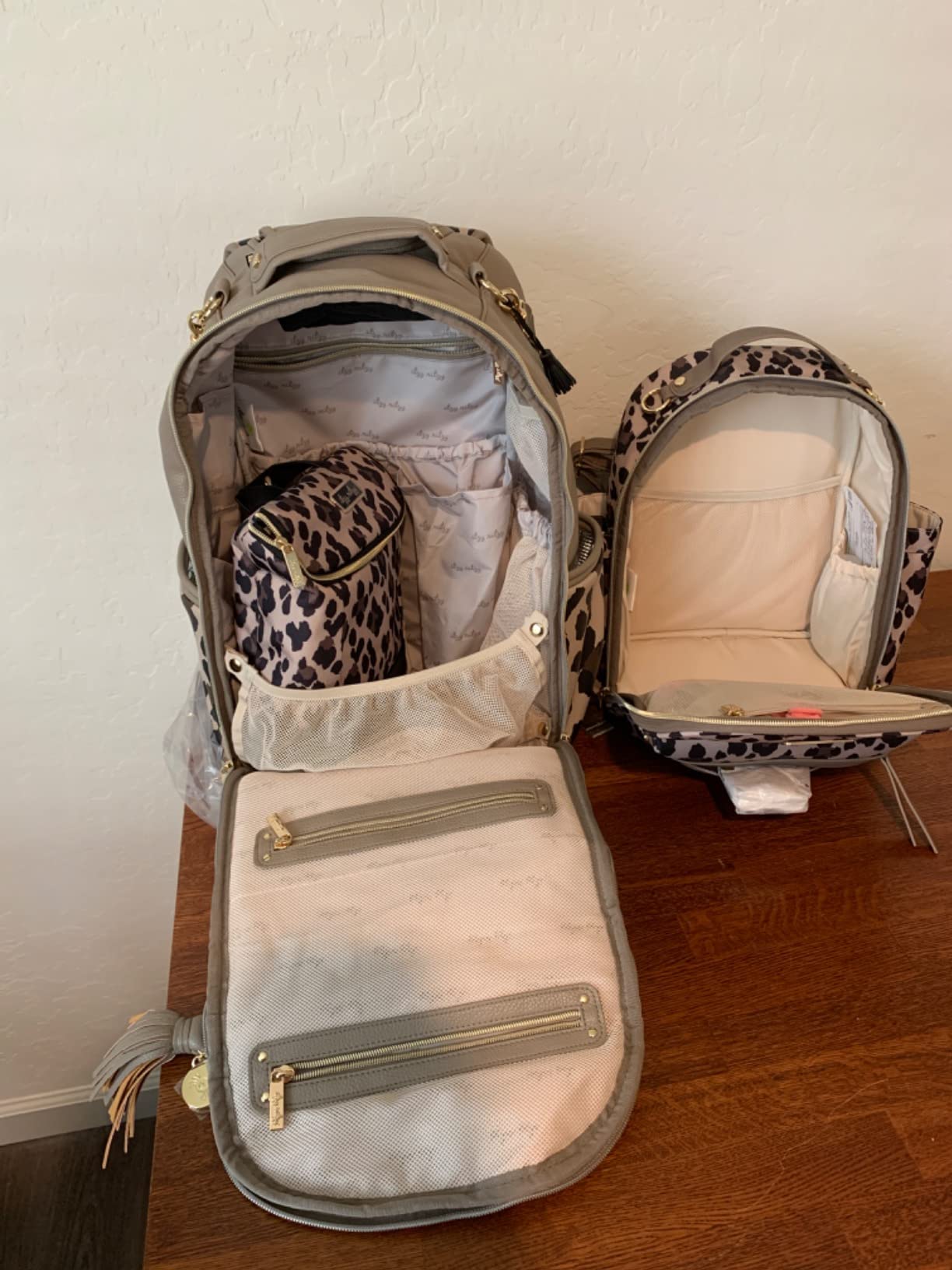 Itzy Ritzy Boss Plus Diaper Bag Backpack with 19 Pockets (Vanilla Latte) customer photo 1