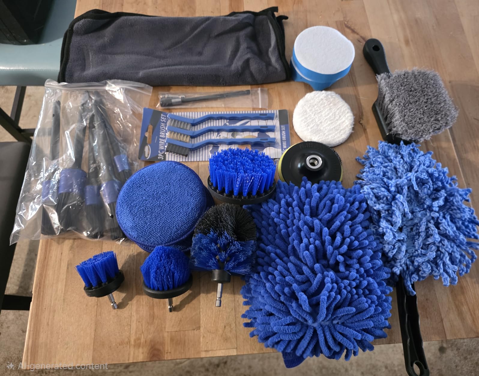 TTRCB 27Pcs Car Detailing Kit, Car Detailing Brush Set, Auto Detailing Drill Brush Set, Car Detailing Brushes, Car Wash Kit, Car Accessories, Car Cleaning Tools Kit for Interior, Exterior, Wheels customer photo 2
