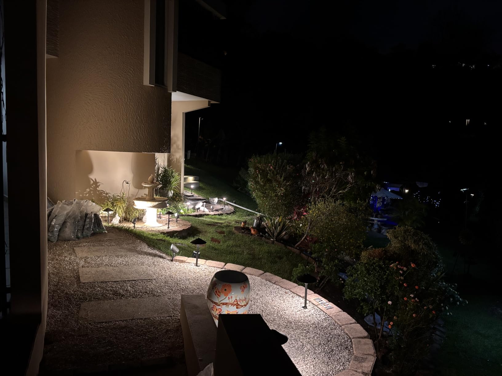 SUNVIE 12-Pack Low Voltage Pathway Lights, 3W 3000K 150lm Classic Aluminum customer photo 2