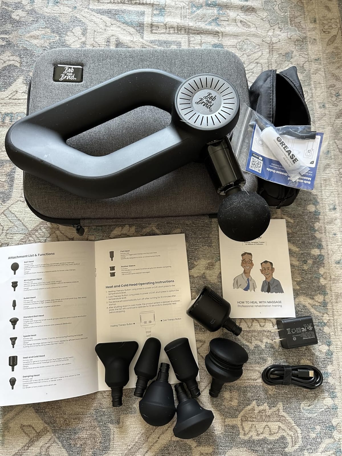 BOB AND BRAD D6 Pro Massage Gun Deep Tissue Percussion with 16mm Amplitude 85lbs Stall Force, FSA Eligible & HSA Approved Professional Muscle Massager for Athletes, Quiet Electric Back Massager customer photo 2