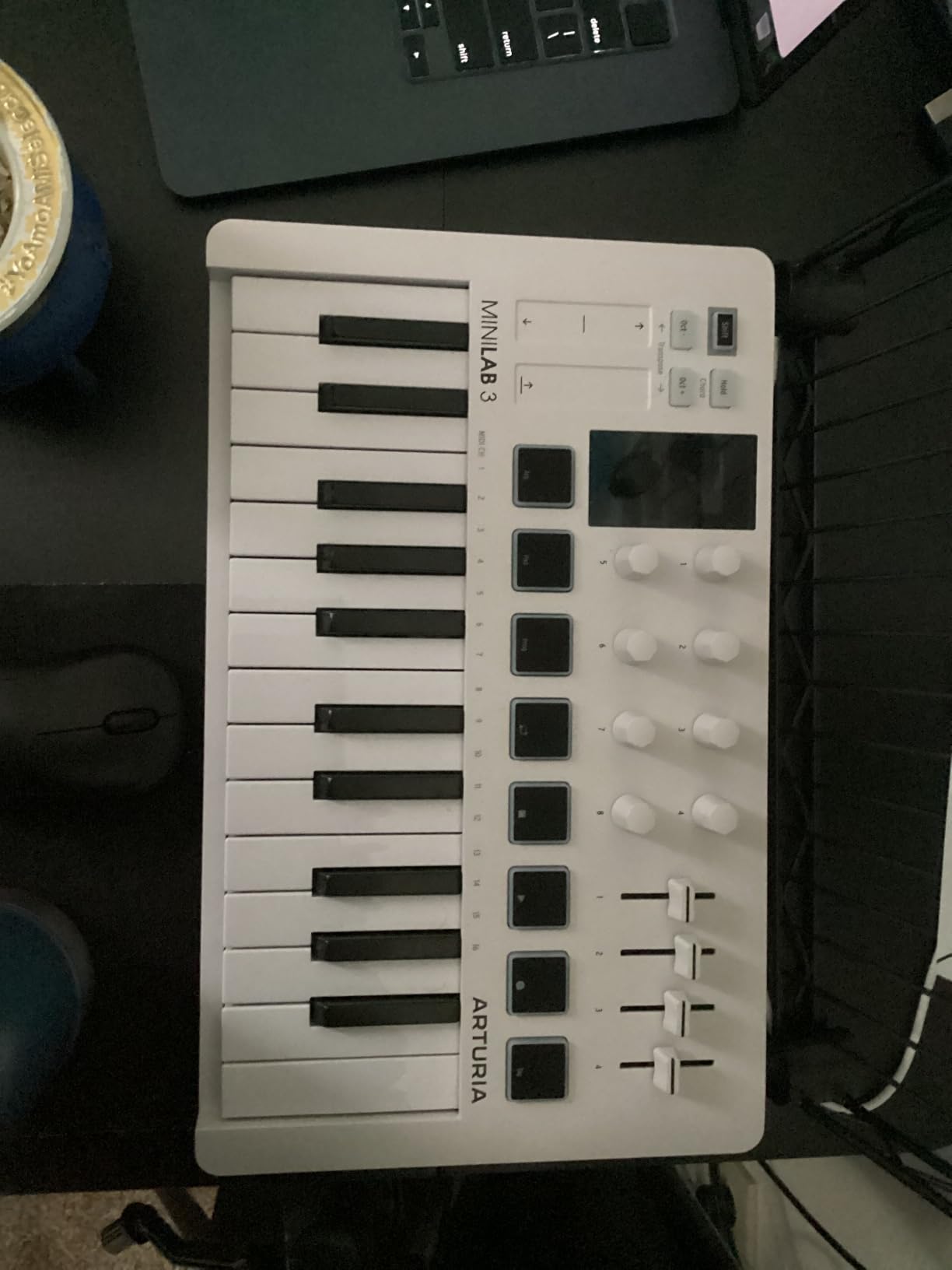 Arturia MiniLab 3 Universal MIDI Controller, White customer photo 2