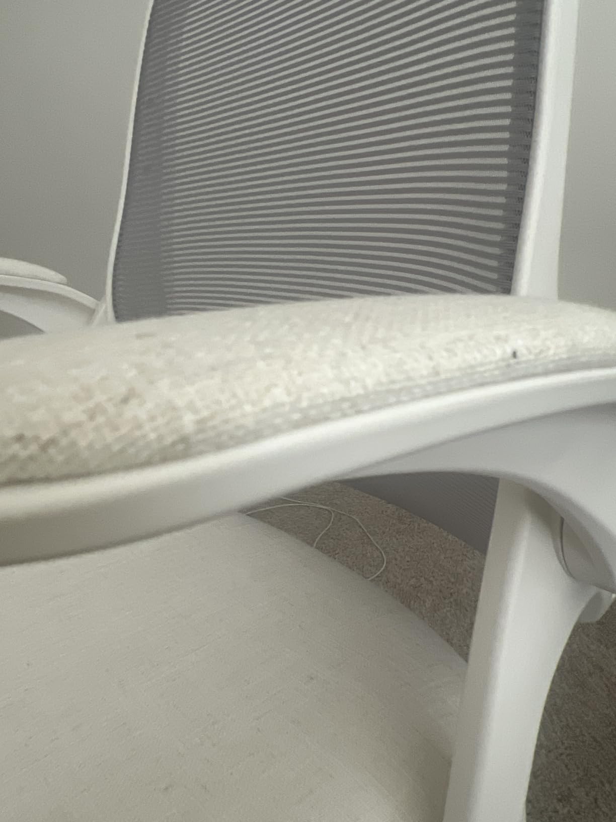 NEO CHAIR Office Desk Chair, Ergonomic Mesh with Flip-Up Armrests, Grey customer photo 1