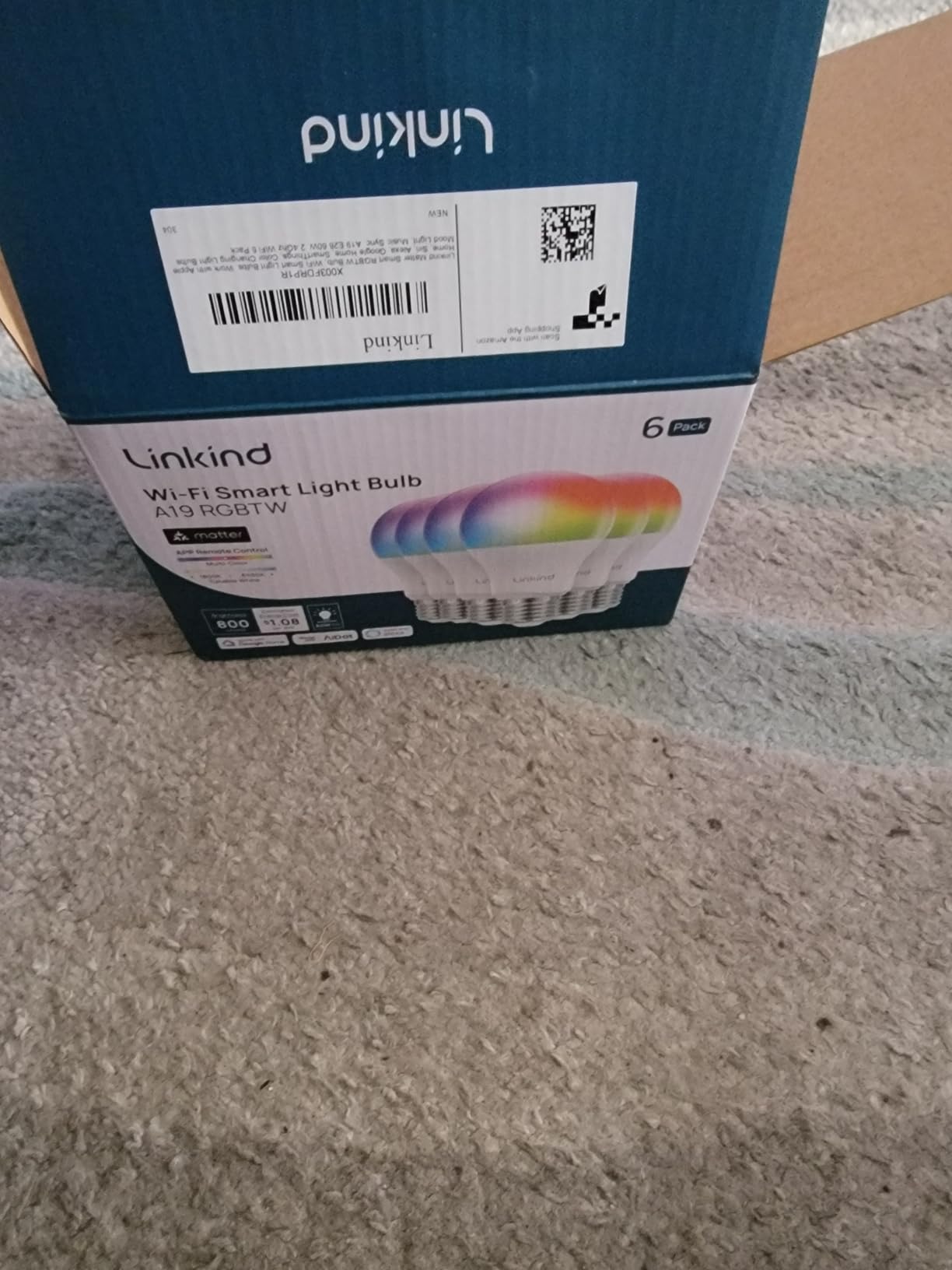 Linkind Matter Smart Light Bulbs, Work with Apple Home, Alexa, Siri, Google customer photo 1
