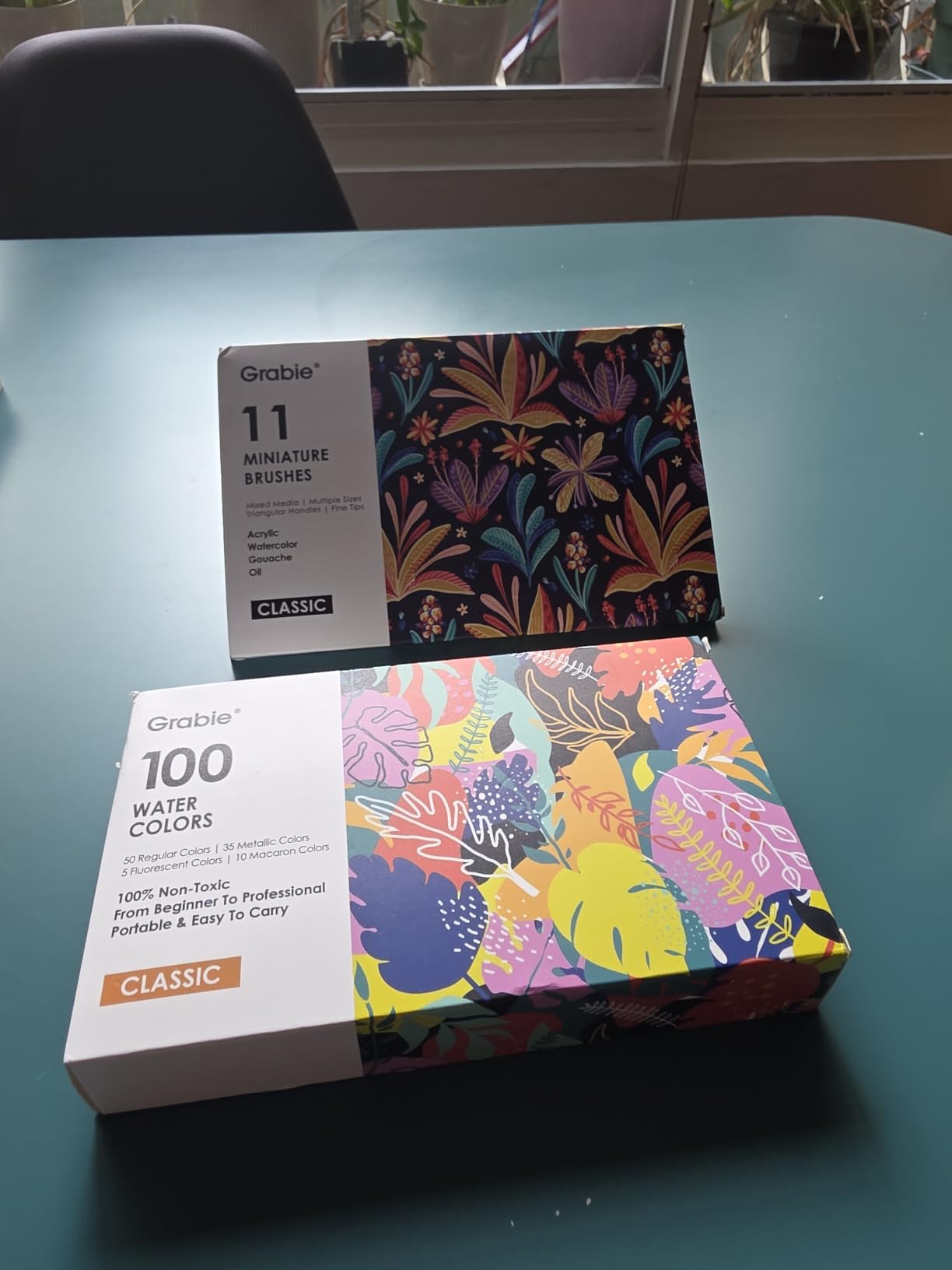 Grabie Watercolor Paint Set of 100 Color with Brush Pens customer photo 2