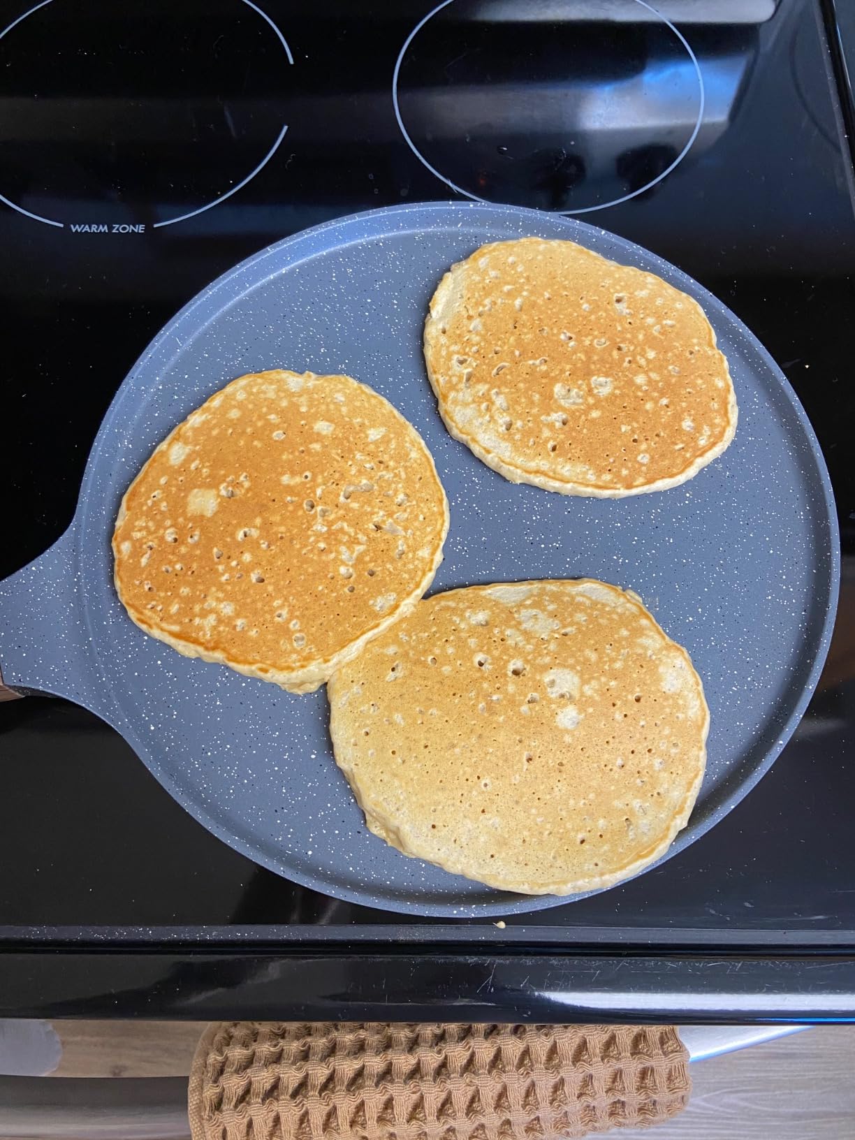 SENSARTE 12 Inch Nonstick Crepe Pan Granite Coating Pancake Pan Gray customer photo 2