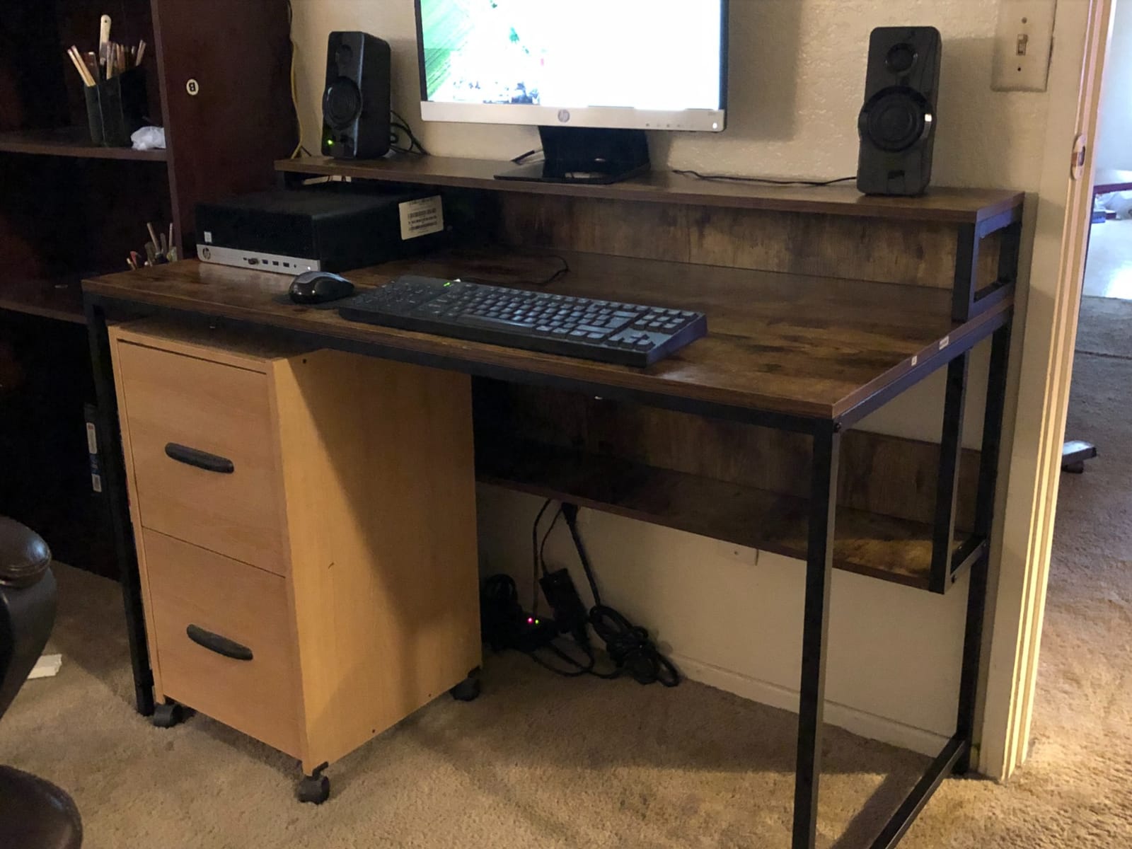 Cubiker Standing Desk, 48x24 Inches Sit Stand Home Office Desk customer photo 1