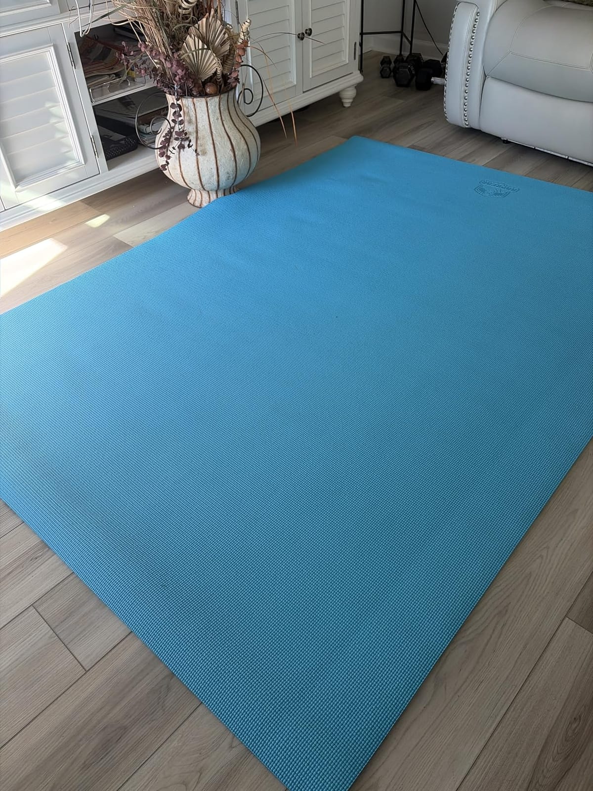 HAPBEAR Large Exercise Mat-6'x4'/7'x5'/6'x8'/6'x9'/6'x10'/6'x12'x 1/3