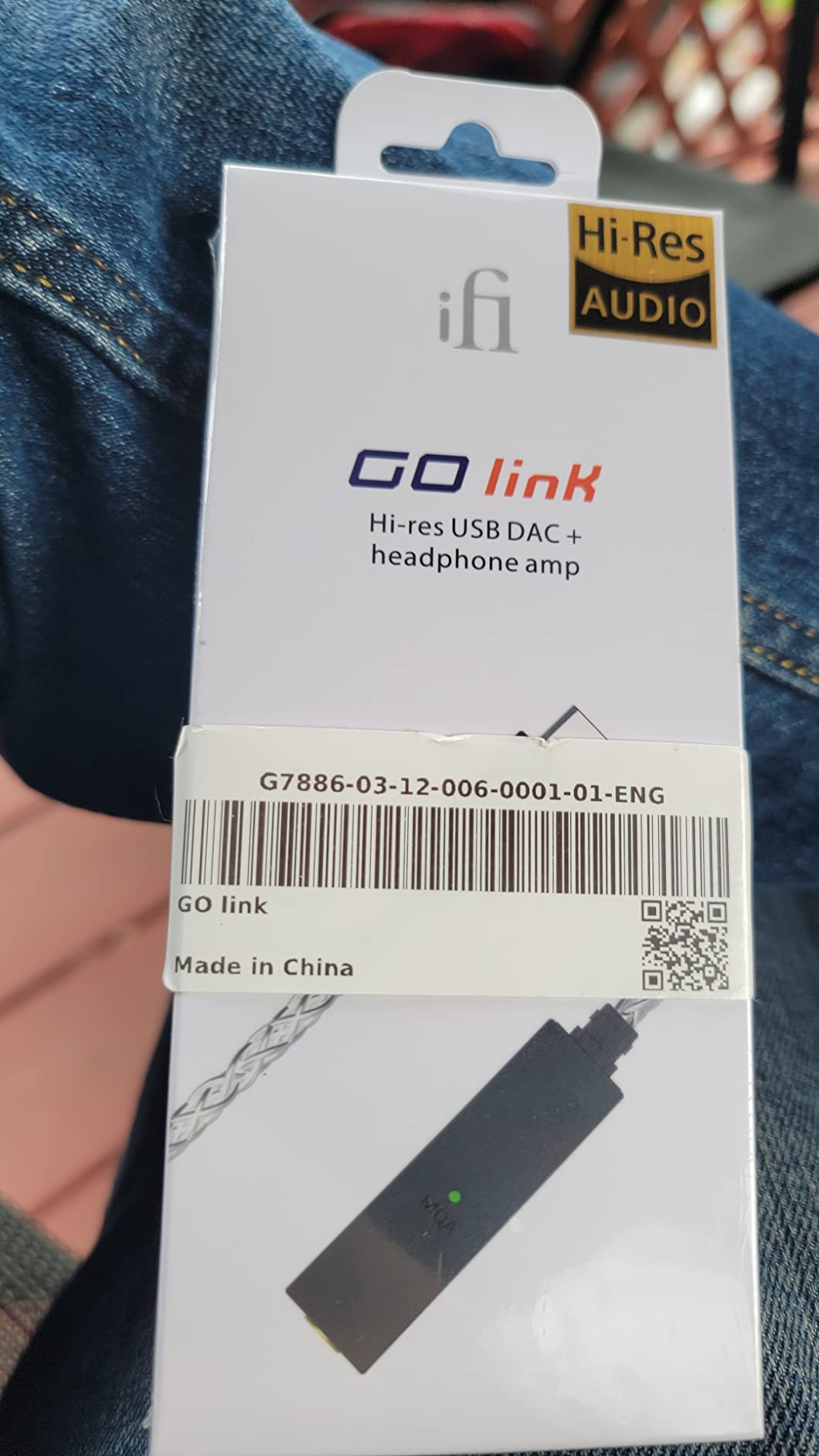 iFi GO Link - Portable DAC & Headphone Amplifier-USB - C to 3.5mm Adapter customer photo 1