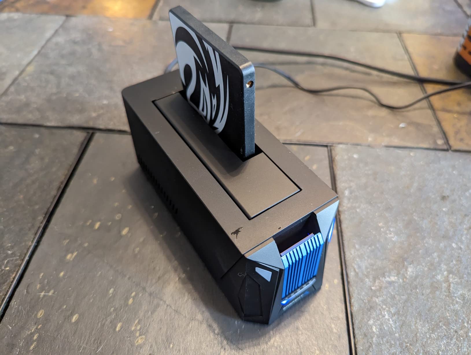 SABRENT USB-C M.2 NVMe & SATA SSD/HDD Dock, Offline Clone (DS-UNHC) | For M.2 PCIe/NVMe + 2.5