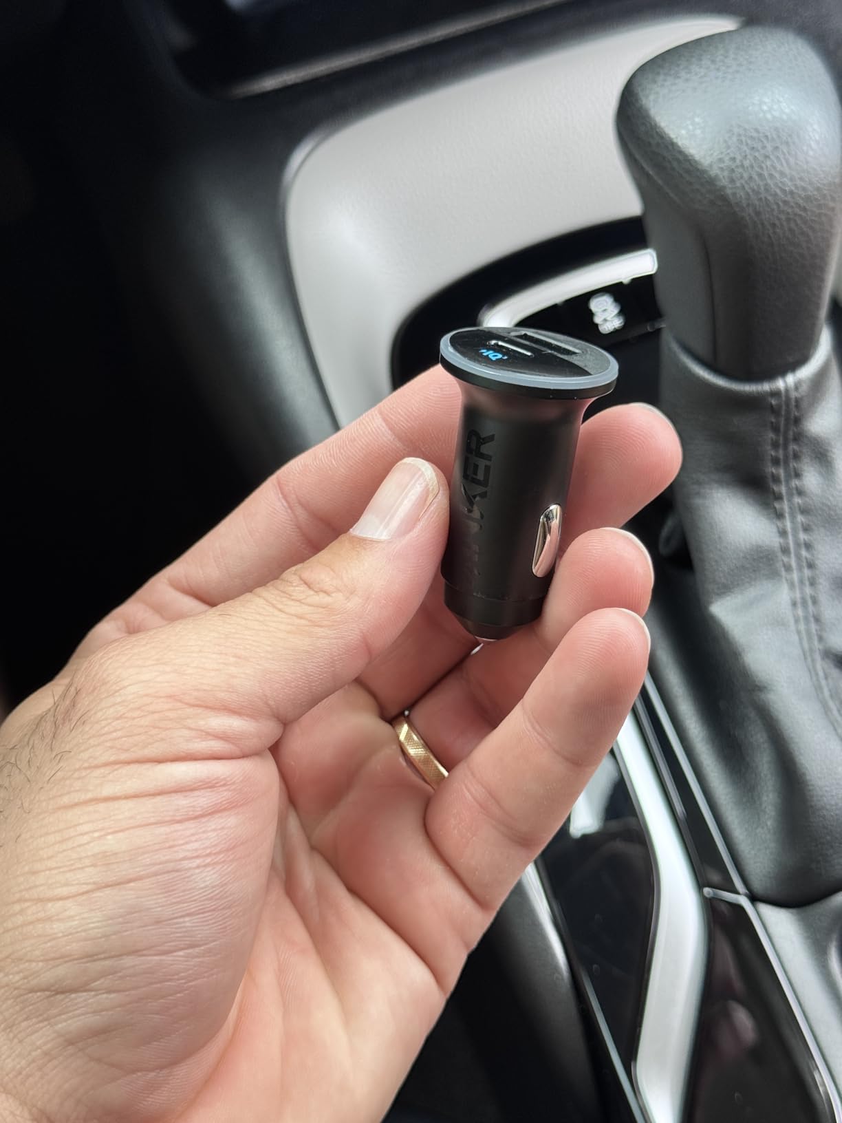 Anker 323 52.5W USB C Car Charger with 30W PowerIQ 3.0 Fast Charging | Cigarette Lighter Adapter, for iPhone 17 / 16 / 15 / 14 / 13 / 12 Series, Galaxy S25 / S24, Pixel, and More customer photo 1