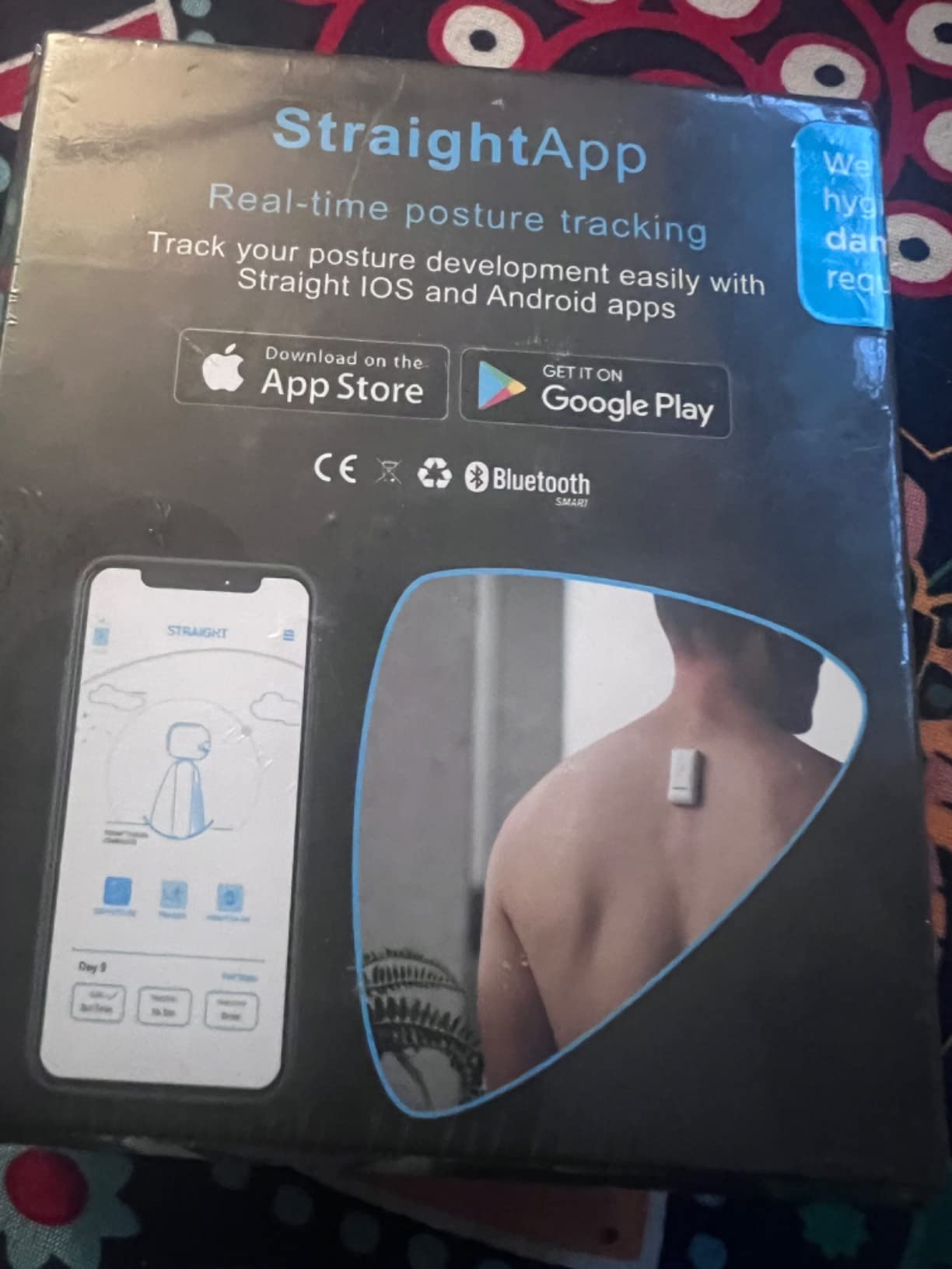 Kodgem Straight Posture Corrector Trainer for Women & Men - Updated Intelligent Posture Trainer - Upper Back Brace Smart Straightener Office Work Support - Shoulder & Back Posture Corrector Device customer photo 2