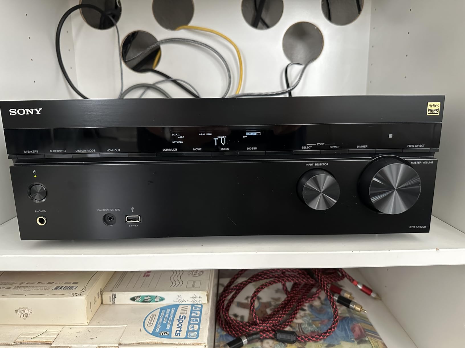 Sony STR-AN1000 7.2ch Home Theater 8K A/V Bluetooth Receiver | Dolby Atmos & DTS:X Surround Sound, WiFi, Google Chromecast, Spotify connect, Apple AirPlay, HDMI 2.1 customer photo 1
