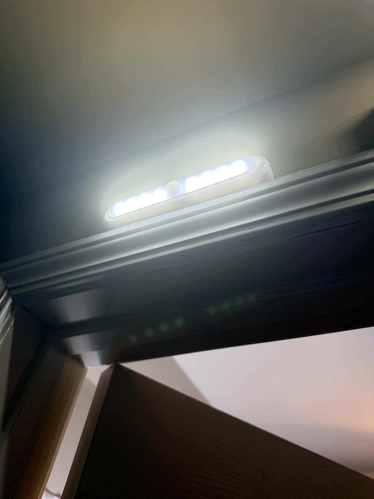 STAR-SPANGLED 7” Motion Sensor Lights Indoor AAA Battery, 3 Pack Cool White customer photo 2