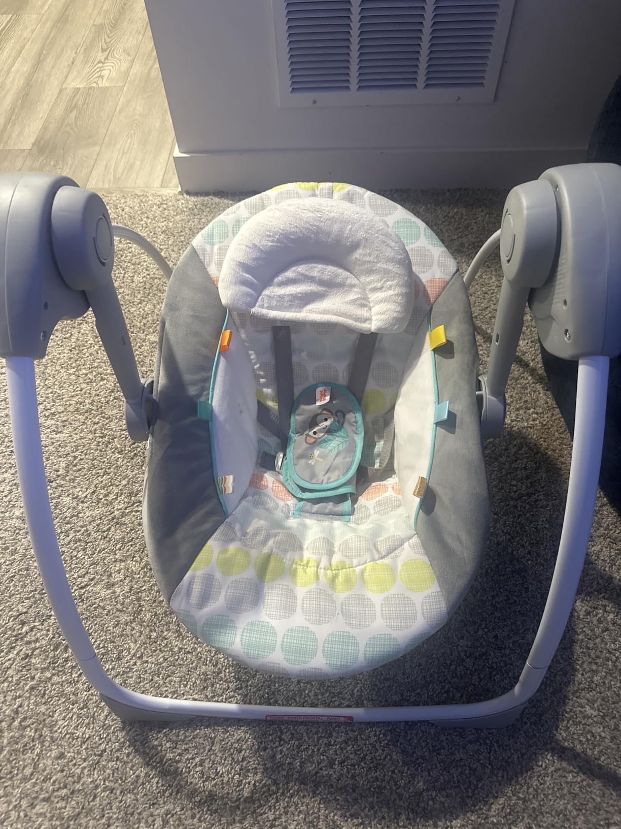Bright Starts Portable Electric Baby Swing, Newborn to 9 Months customer photo 2